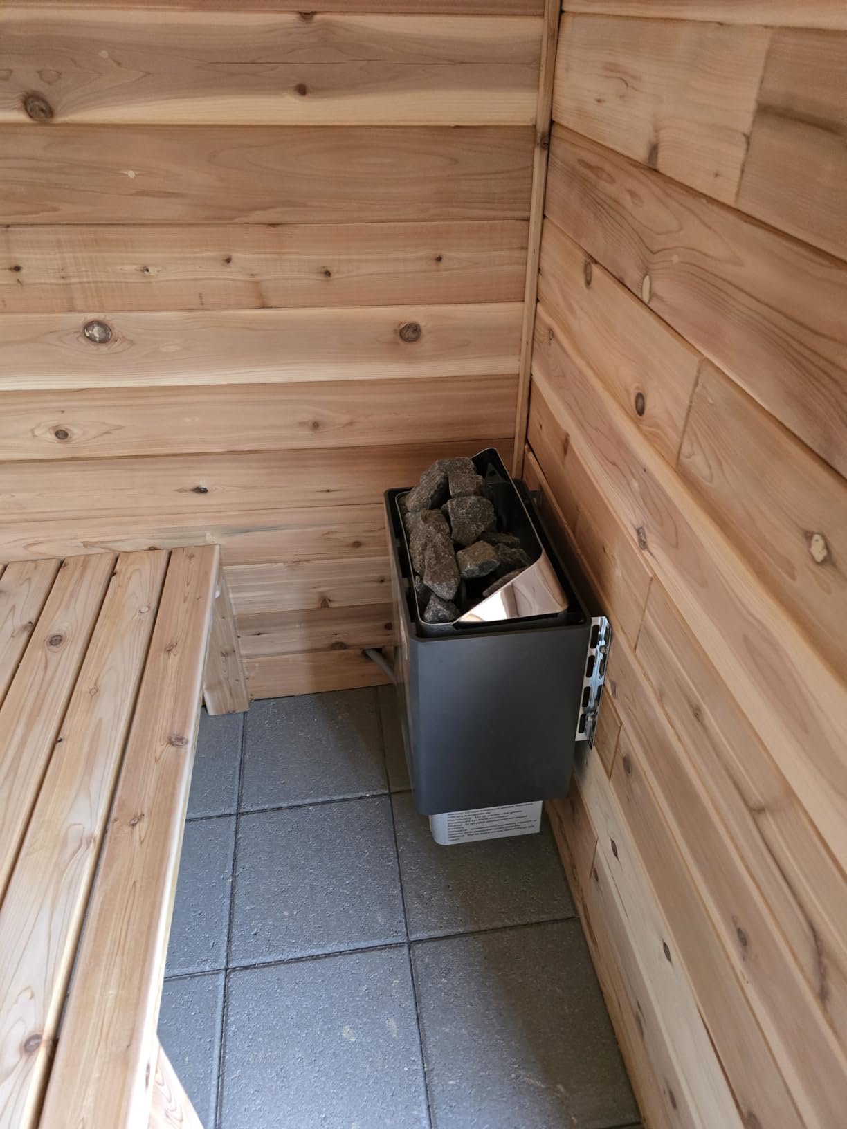 VEVOR 9KW Sauna Heater, Steam Bath Sauna Heater with Built-in Controls, Electric Sauna Stove, 3h Timer and Adjustable Temp for Max. 317-459 Cubic Feet, Home Hotel Spa Shower Use 220V FCC Certification customer photo 2