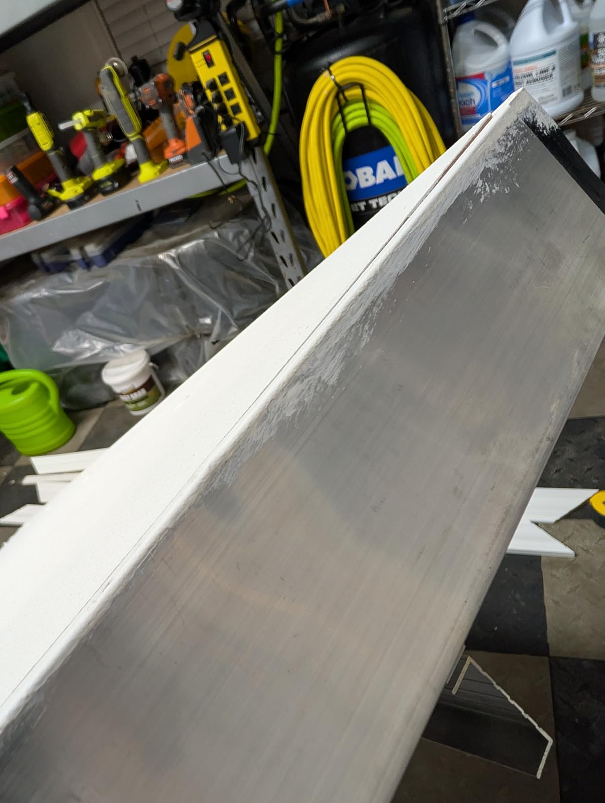 Louisville Ladder 10-12-Foot Insulated Door Aluminium Attic Ladder 25.5