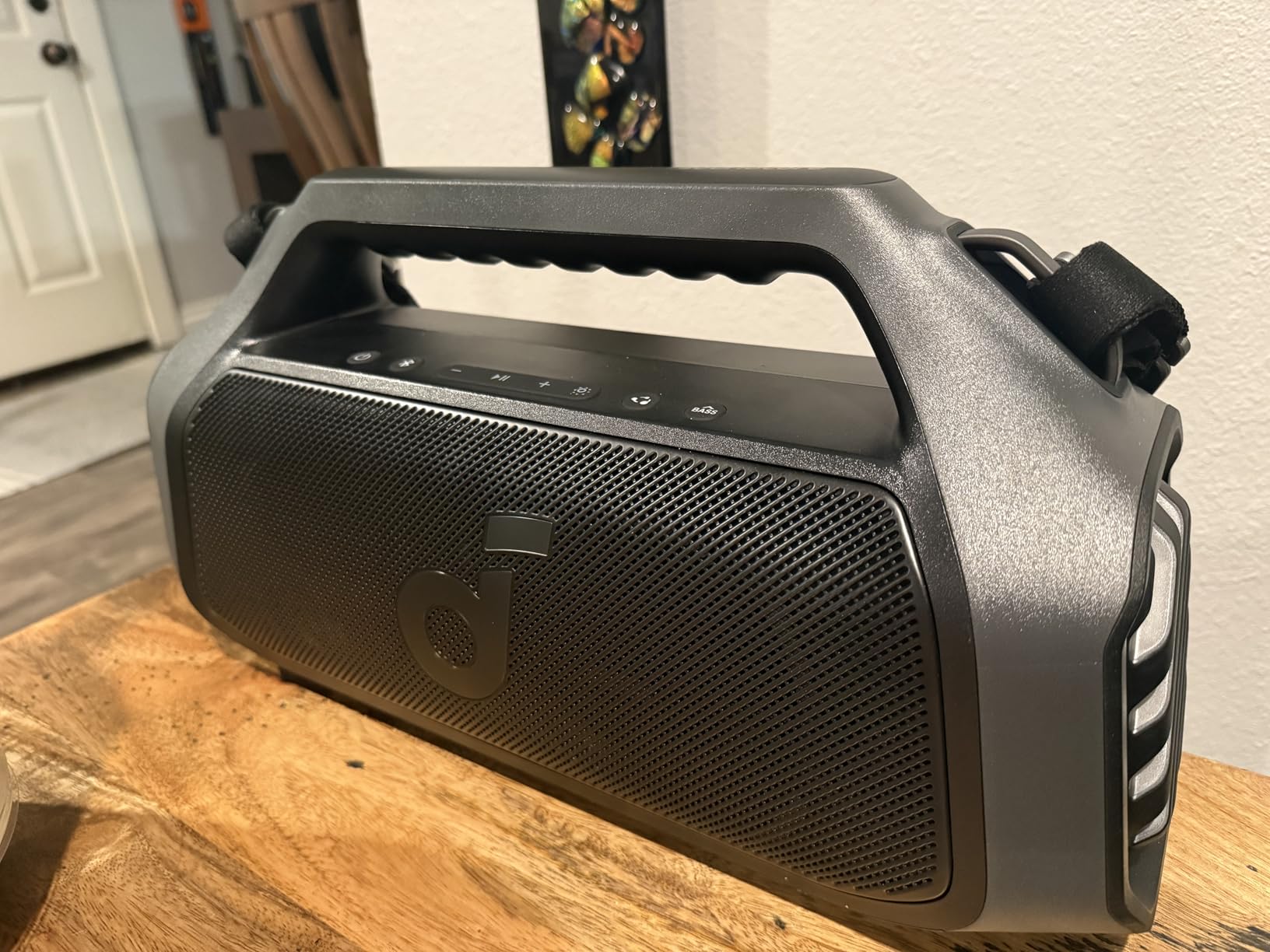 Soundcore Boom 2 Plus Portable Speaker By Anker, 140W, 2+2 Channel, BassUp 2.0, 20H Playtime, Fast Charge, IPX7 Waterproof, RGB Lights, Power Bank, Bluetooth 5.3 customer photo 1
