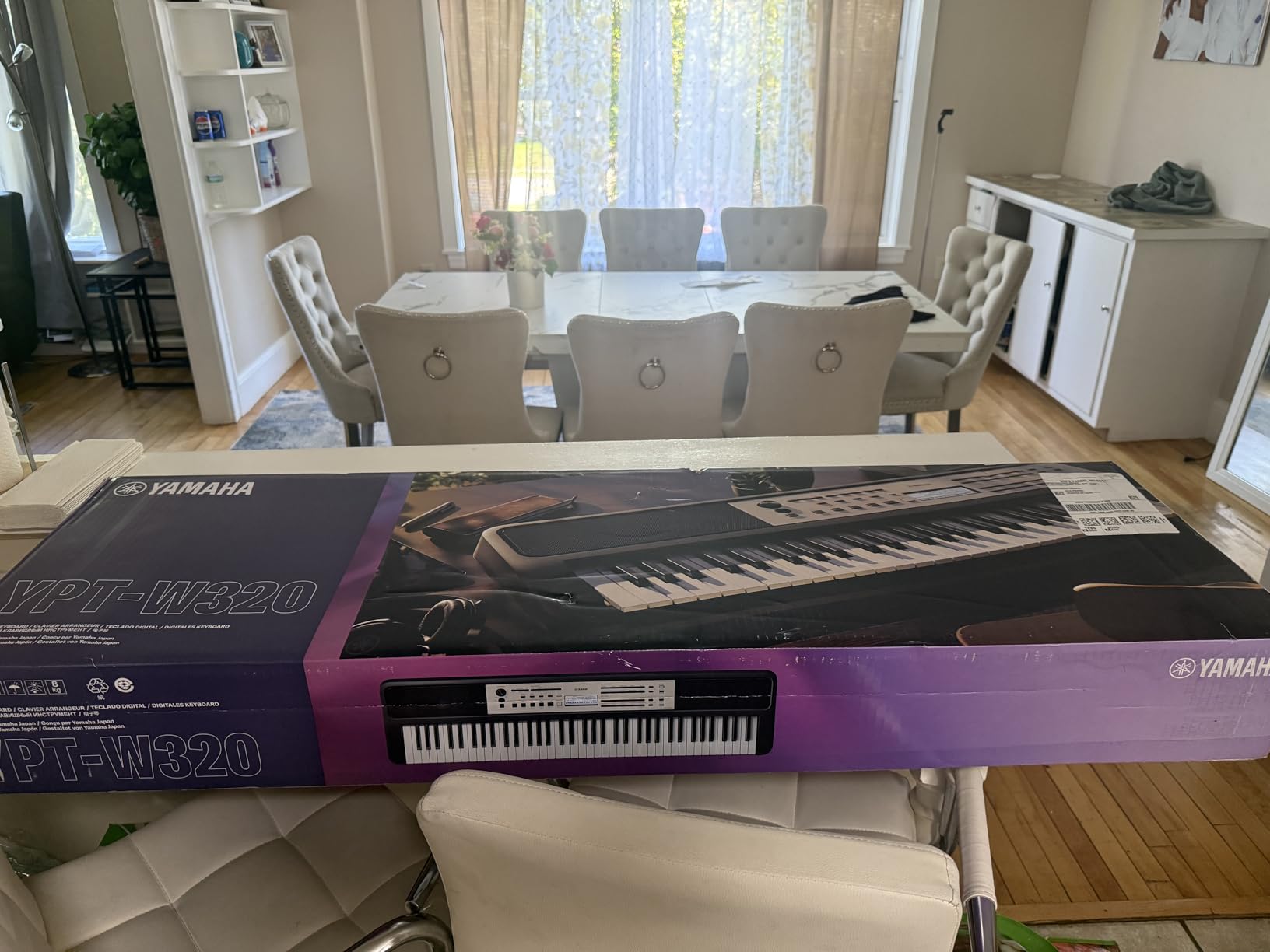 Yamaha 61 Touch Sensitive Keys Portable Keyboard for Beginners with Music Rest, Power Adapter PSR-E383 customer photo 2