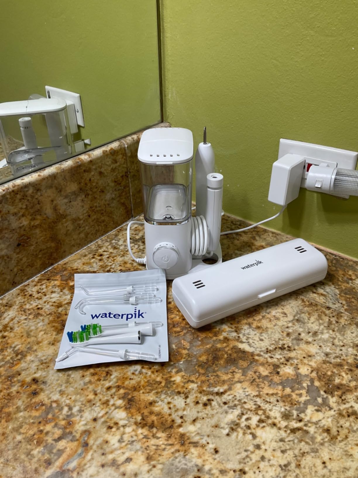 Waterpik Sensonic Complete Care Water Flosser and Rechargeable Electric Toothbrush Combo Set for Teeth Cleaning and Flossing, CC-04, White, Packaging May Vary customer photo 2
