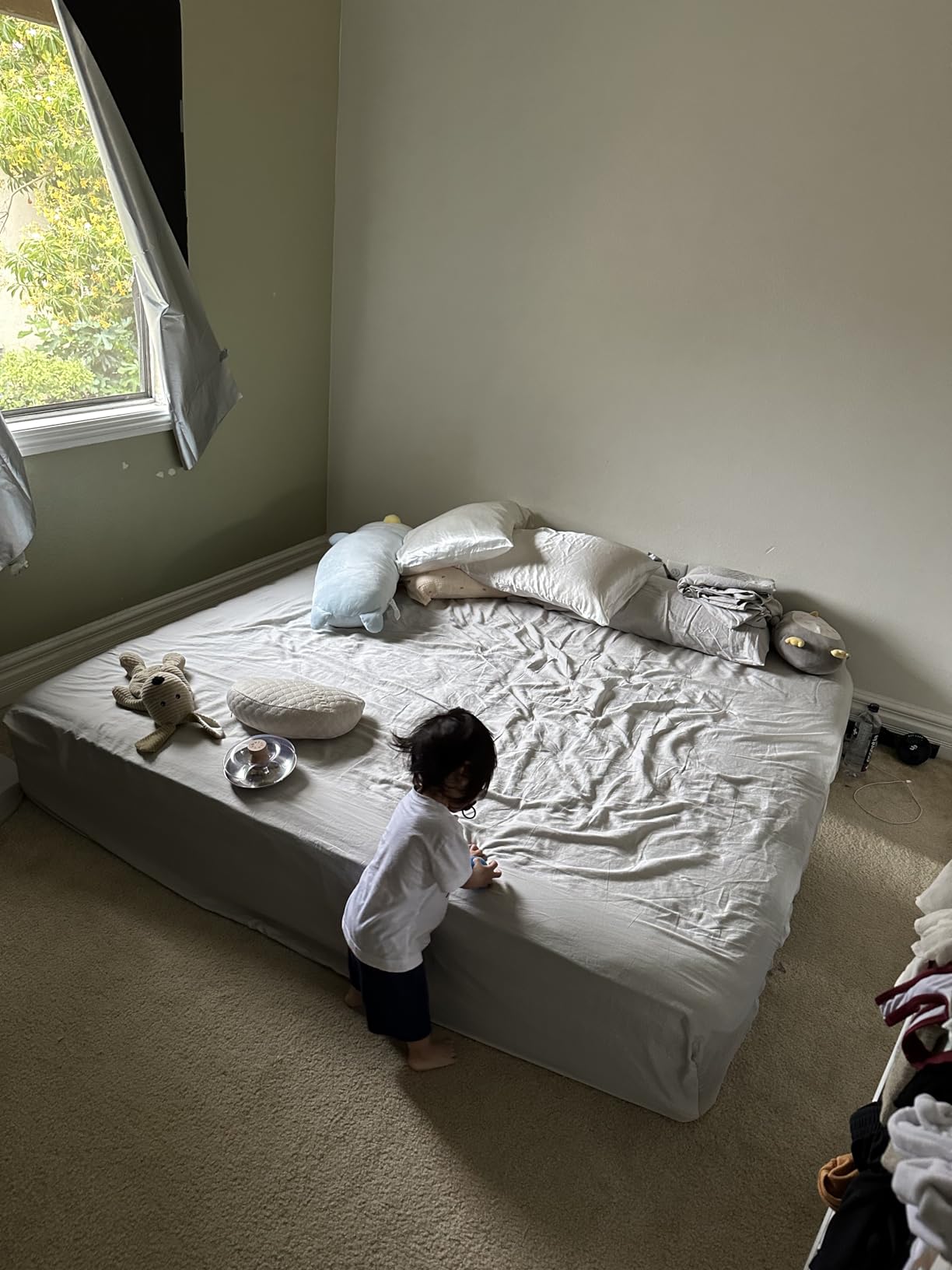 Novilla Queen Size Mattress, 10 Inch Foam Mattress, Double Air Zone Queen Mattresses with Flippable Design for Back & Side Sleeper, Tight Top Mattres with Breathable Fabric Cover customer photo 1