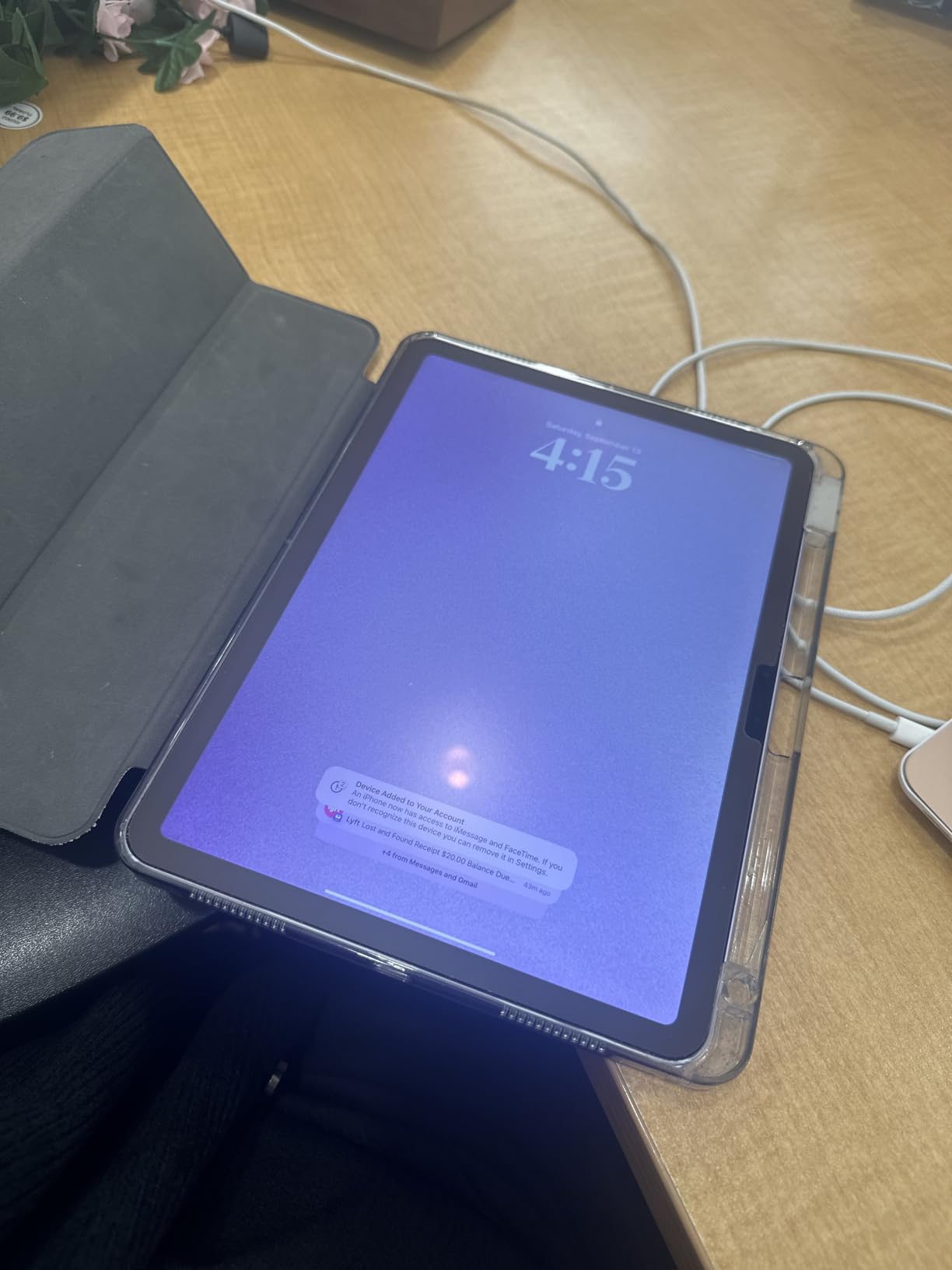 iPad Air 11-inch (M2): Built for Apple Intelligence, Liquid Retina Display, 1TB, 12MP Front/Back Camera, Wi-Fi 6E, Touch ID, All-Day Battery Life - Purple customer photo 1
