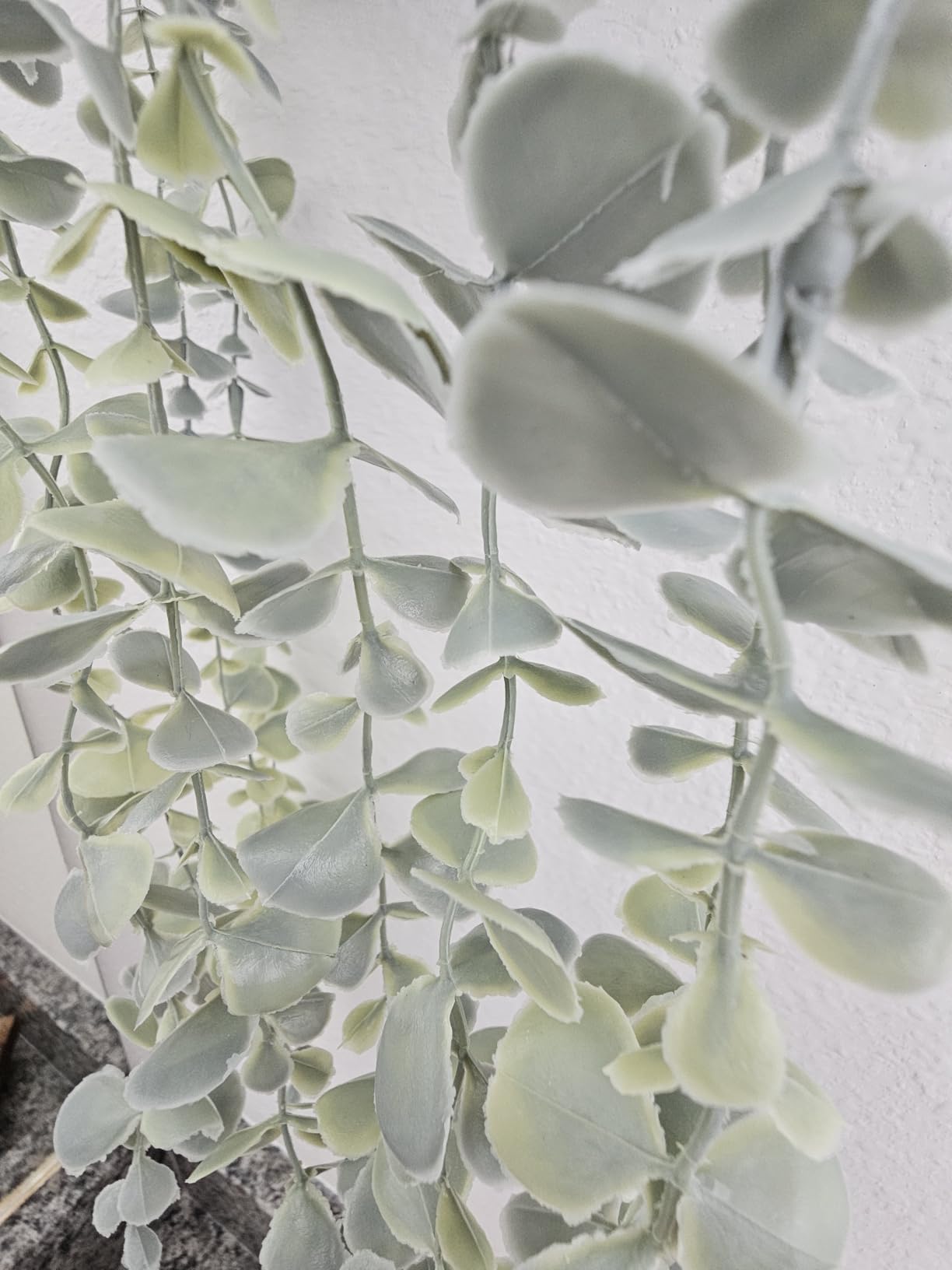 1Pcs Fake Plants Hanging Artificial Potted Faux Eucalyptus Plants for Modern Boho Farmhouse Bathroom Office Desk Wall Art Shelf Living Room Aesthetic Decor Indoor customer photo 1