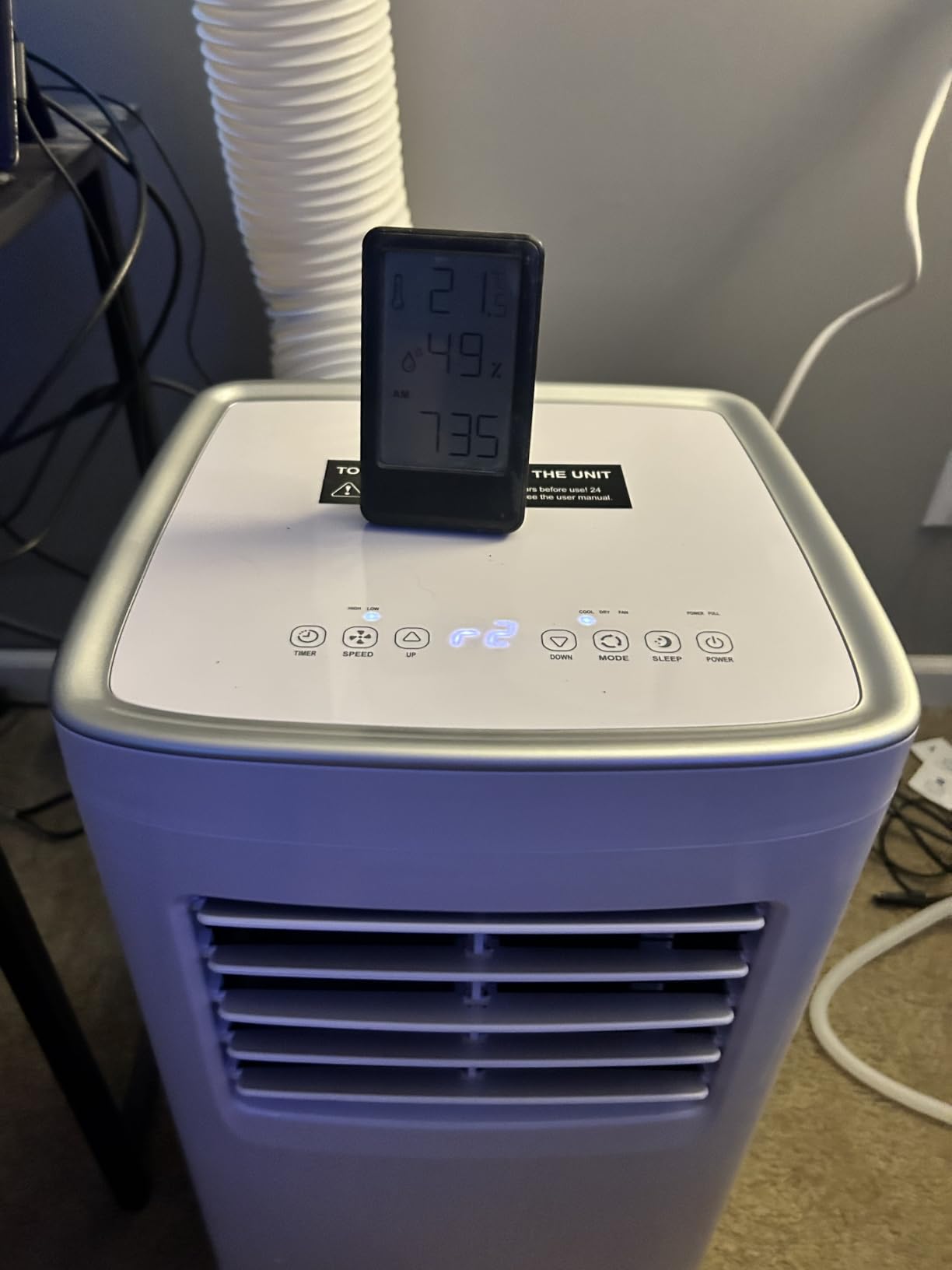 Coolblus 12000 BTU Portable Air Conditioners, 3-in-1 AC Unit Cools Up to 550 Sq.Ft. with Remote Control/Smart Sleep Mode/24Hrs Timer/Window Installation Kait & Filter Cleaning Brush, White-12000BTU customer photo 1
