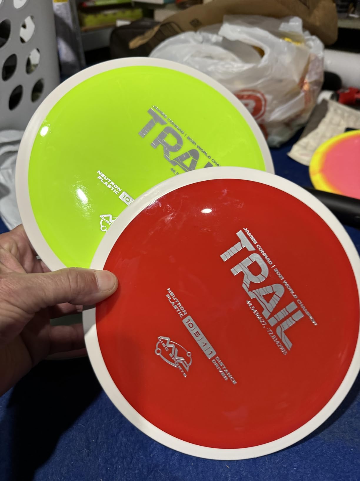 MVP Disc Sports Neutron Trail James Conrad Edition Disc Golf Distance Driver (Colors May Vary) customer photo 1