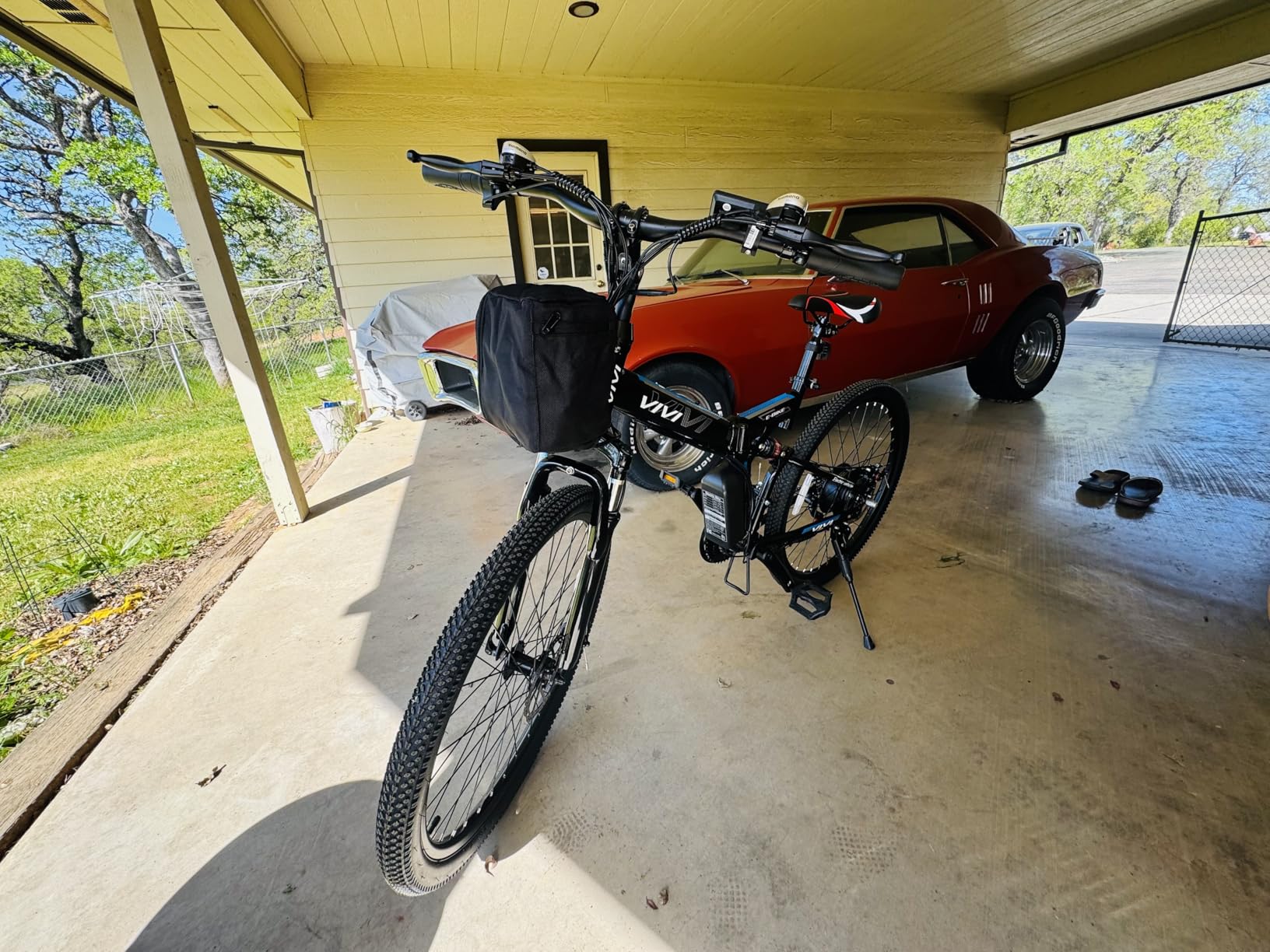 Vivi Electric Bike for Adults, 750W Rated Folding Electric Mountain Bike 26'' Commuter Ebike 20MPH Foldable Ebike Adult Electric Bicycles with Battery, Dual Shock Absorber, SGS Certified to UL2849 customer photo 1