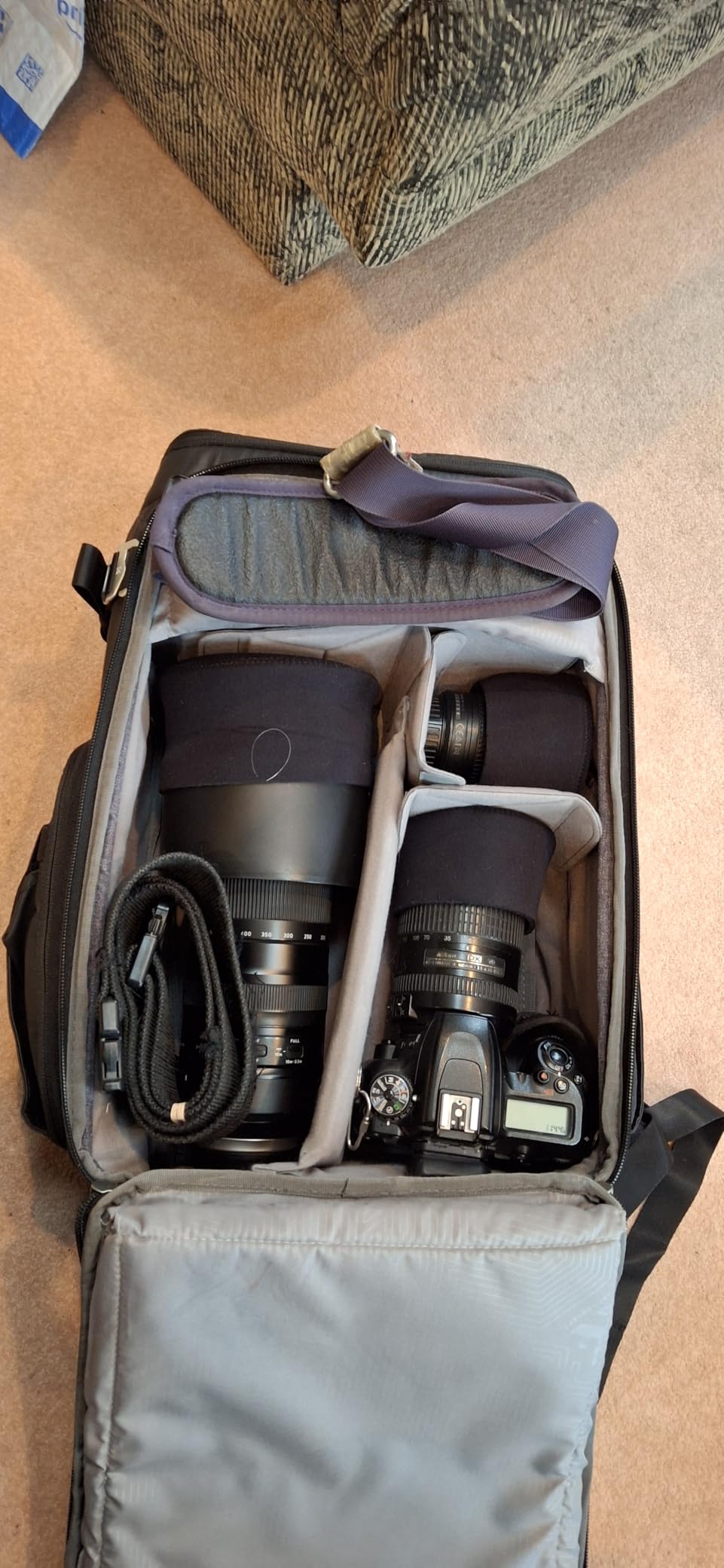 K&F CONCEPT Professional Camera Backpack, Large Photography Backpack Expandable to 25L, Quick Access & Water Resistant Camera bags with Rain Cover & Tripod Holder for Canon/Nikon/Sony/DJI/DSLR Mirrorless customer photo 1