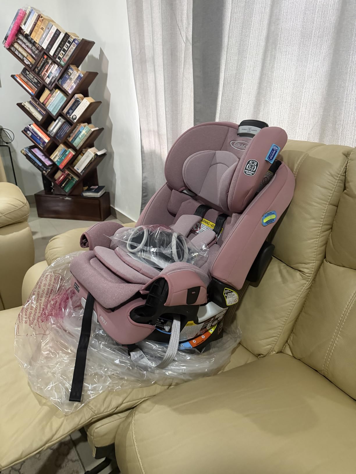 Graco 4Ever DLX 4-in-1 Baby Car Seat, Infant to Toddler Car Seat, 10 Years of Use, Rear-Facing, Forward-Facing, Highback Booster, and Backless Booster Seat Modes, Charlie customer photo 2