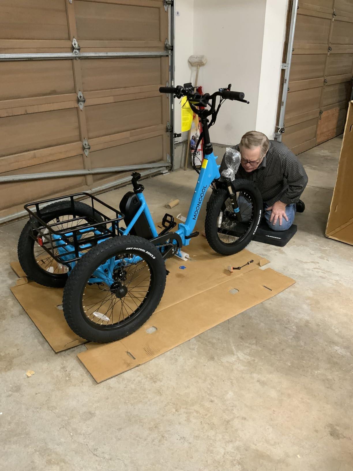 MOONCOOL Electric Trike for Adults, 500W/750 48V Electric Tricycle for Adults, 20