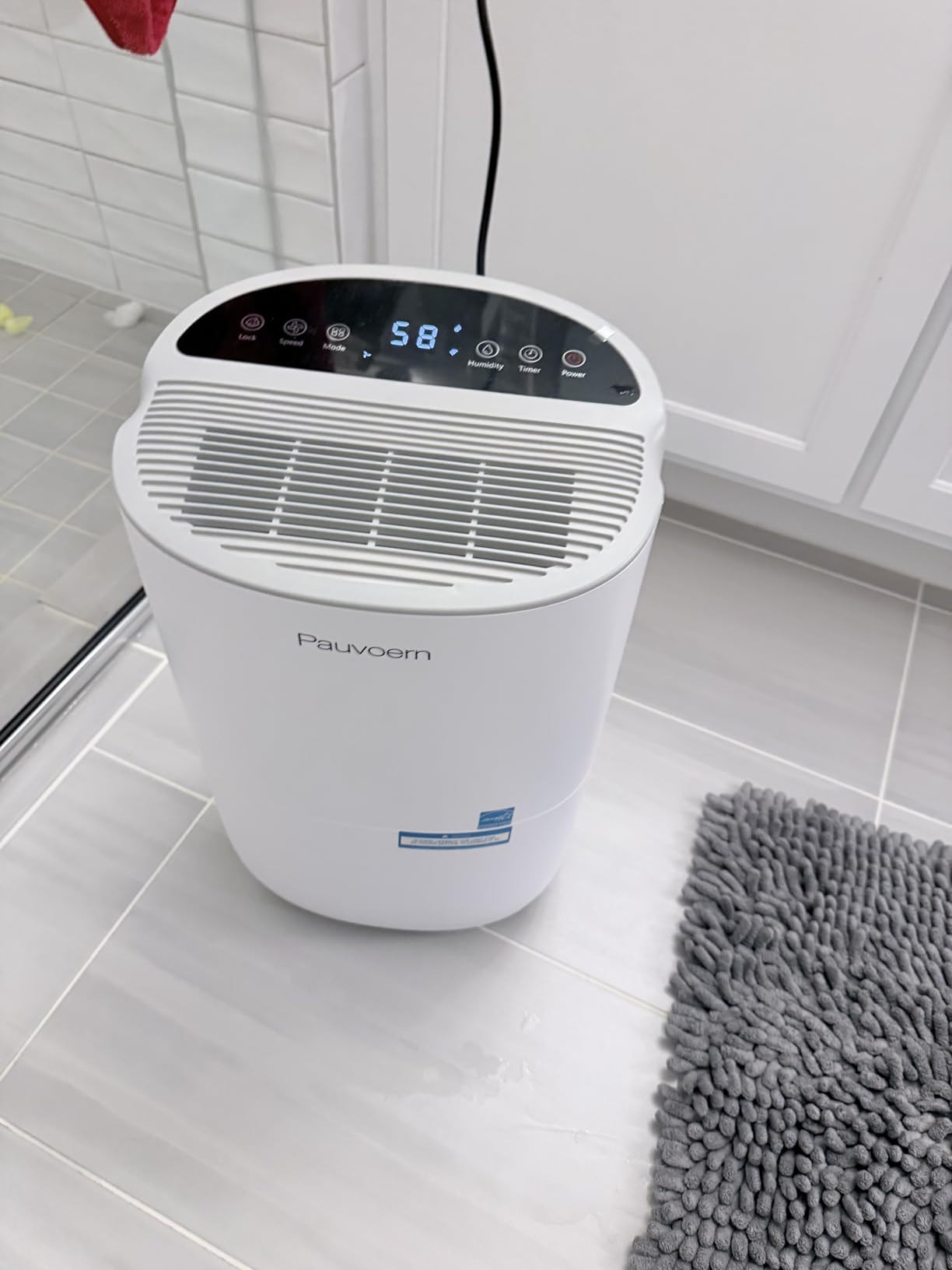 Smart Dehumidifier for Home & Basement, Up to 2000 Sq. Ft, 35 Pints, 37dB Ultra Quiet with Sleep Mode, App Control, Child Lock & Continuous Drain Hose Included customer photo 2