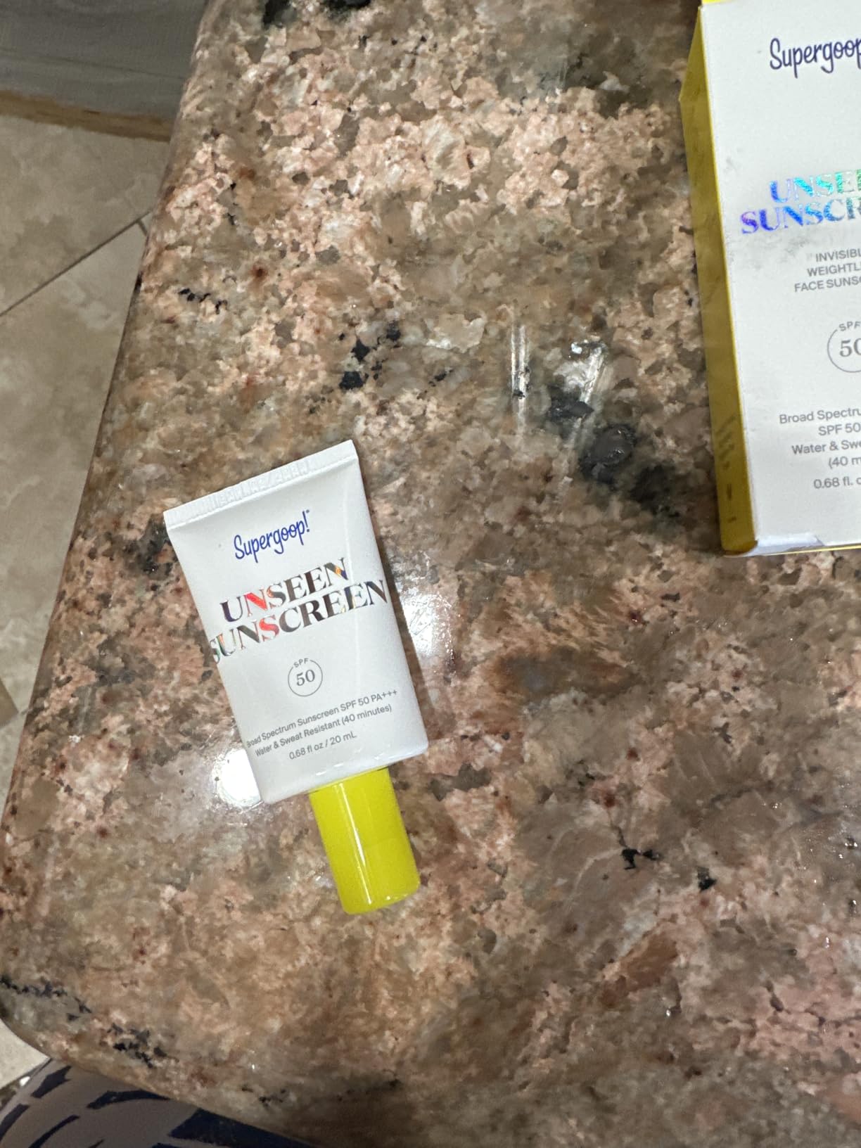 Supergoop! Unseen Sunscreen - Clear & Invisible Face Sunscreen SPF 40, Broad Spectrum, Makeup-Gripping Primer, Weightless, Scentless, Oil Free customer photo 2