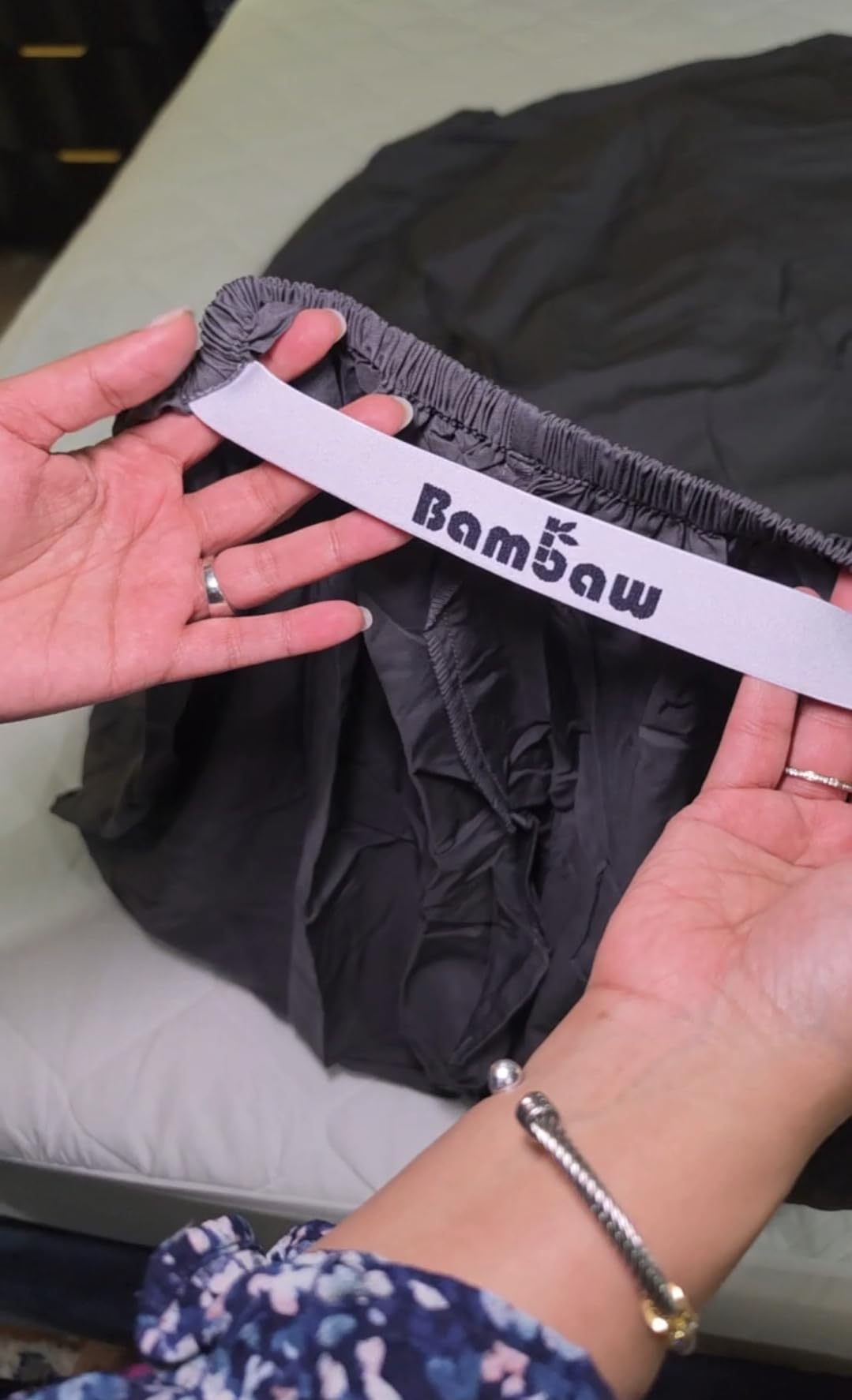 Bambaw 100% Viscose Derived from Bamboo Sheets Queen Size Set - 4pcs Cooling Sheets Queen Size, Perfect for Hot Sleepers, with Deep Pockets, Fits Up to 16'' with Elastic Corner Straps (Ivory) customer photo 1