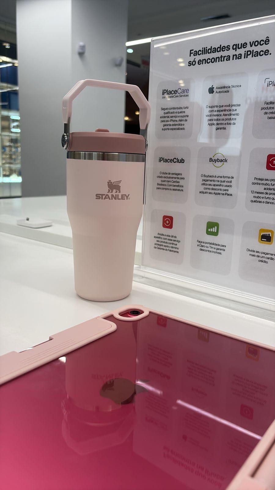 Stanley IceFlow 2.0 Flip Straw Tumbler with Handle 20 oz | Rose Quartz customer photo 1