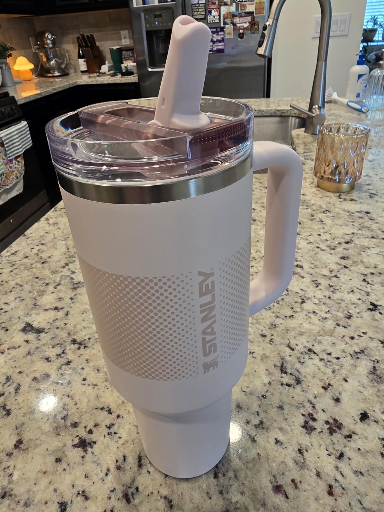Stanley Quencher ProTour Flip Straw Tumbler with Leakproof Lid 40 oz | Dried Pine VRT customer photo 1