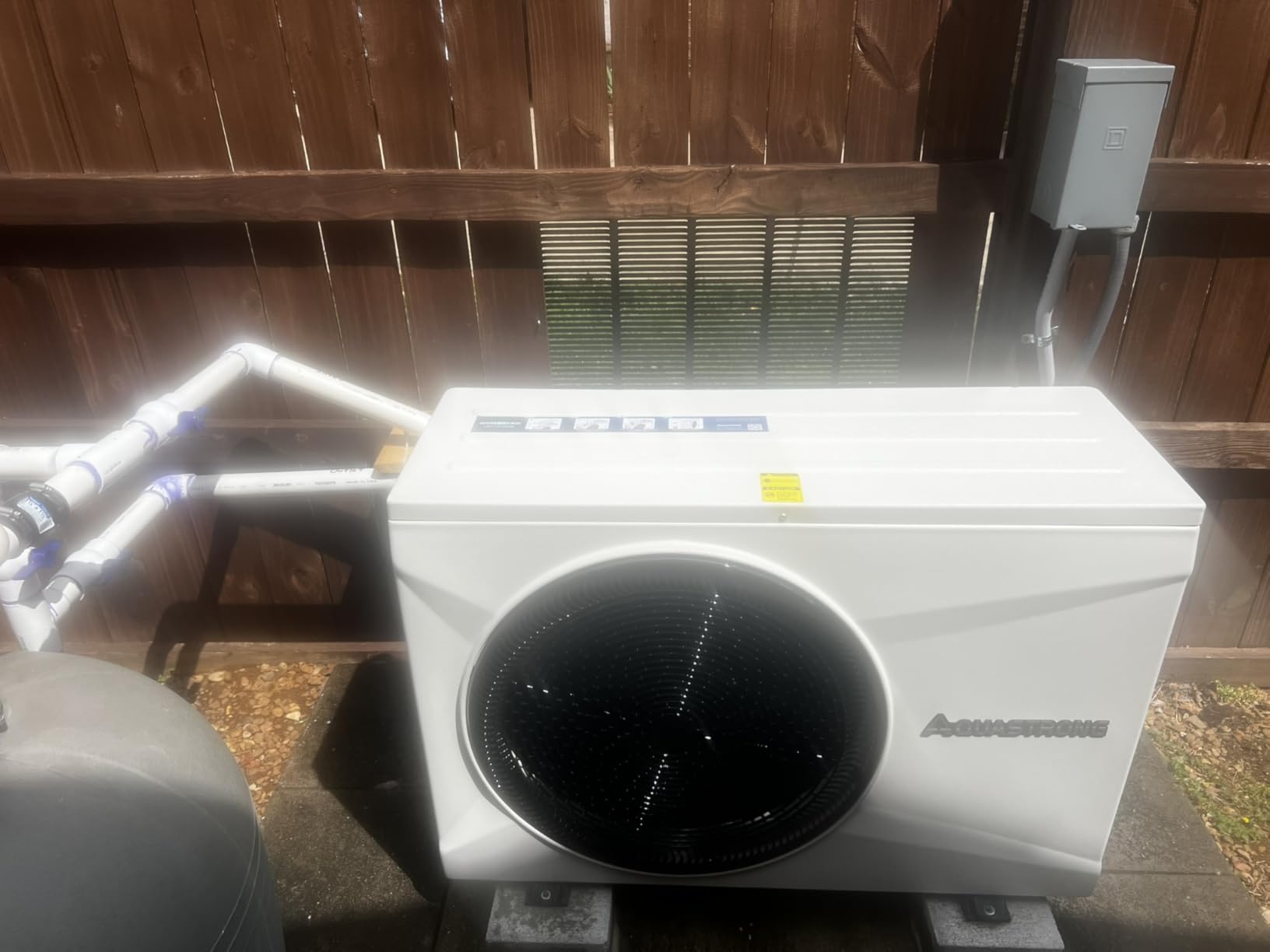 AQUASTRONG Inverter Swimming Pool Heat Pump, Pool Heater for Above Ground and Inground Pool Heating Smart WiFi Control and Cooling Pool Heater Pools Up to 21,000 Gallons customer photo 2