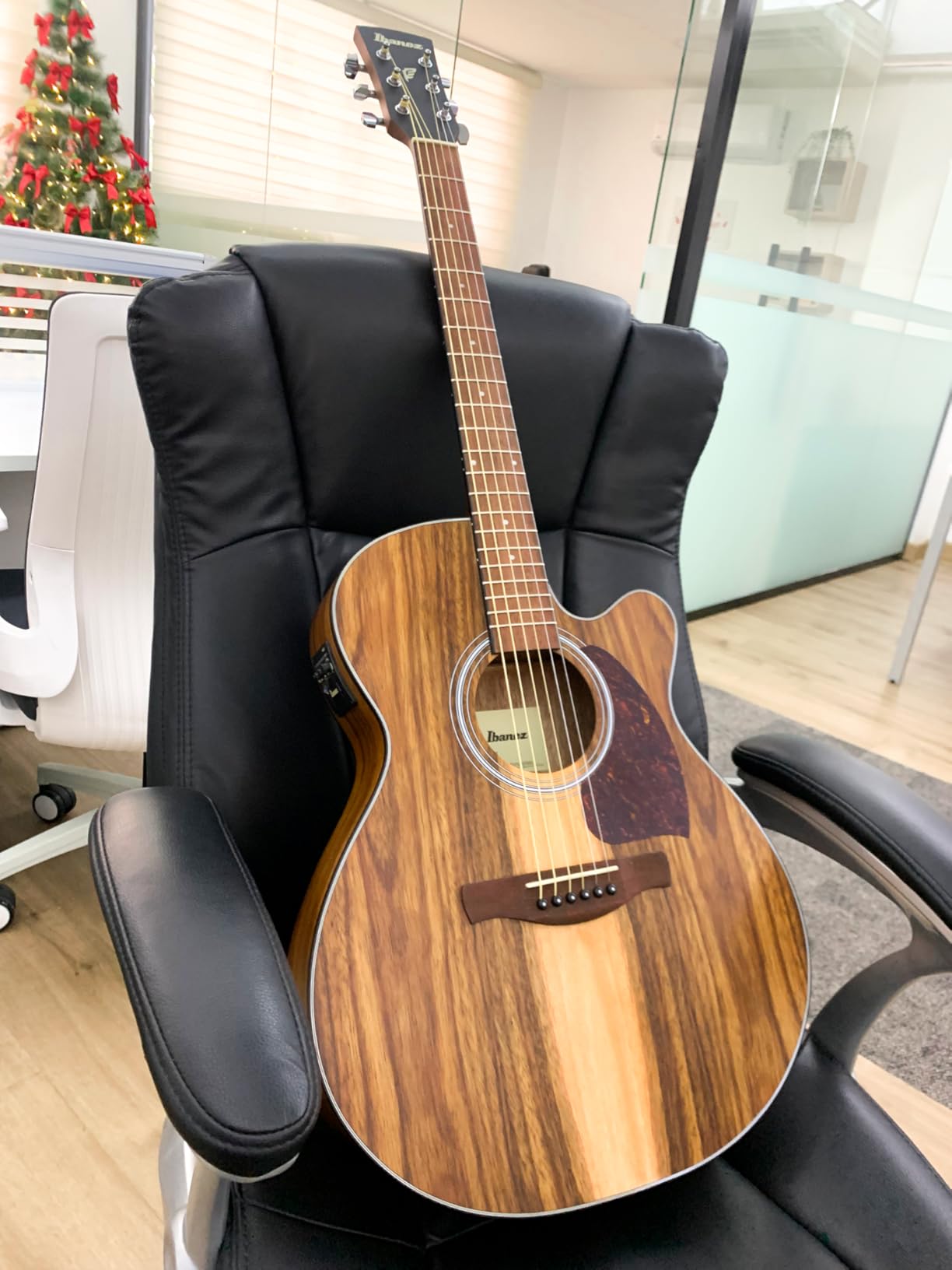 Ibanez PC50WSCE Acoustic-electric Guitar - Open-pore Natural customer photo 1