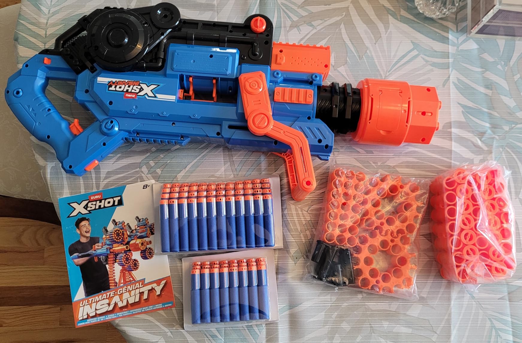 X-Shot Insanity Smoking Barrel Blaster with 72 Air Pocket Technology Darts by ZURU, Dart Blaster with Smoking Mechanism Outdoor Toy for Boys and Girls, Teens and Adults Aged 8+ customer photo 2