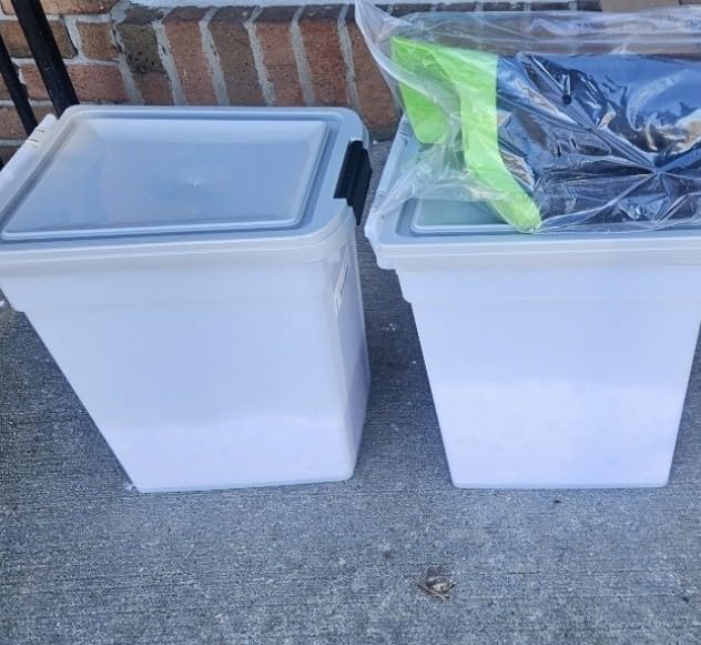 Maple99 Ice Melt Safer for Concrete -20 lb Bag, Snow Salt Ice Melt, Salt for Snow and Ice Removal, Sidewalk Salt, Driveway Salt, Snow Melt is Effective Up to -15 customer photo 1