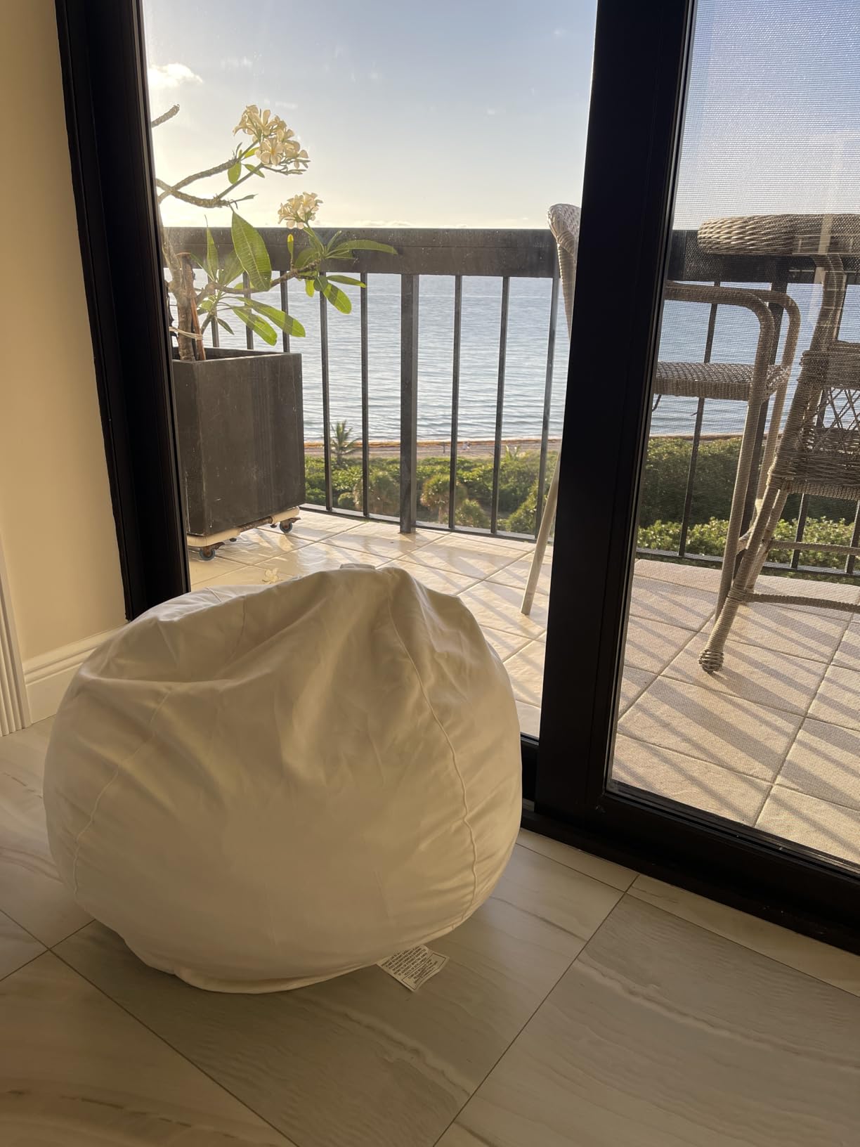 Homguava 2FT Bean Bag Chair: 2' Bean Bags with Memory Foam Filled,Comfy Beanbag Chairs Round Bean Bag Sofa with Dutch Velvet Cover-2FT-28 x28 x22,Lime customer photo 2