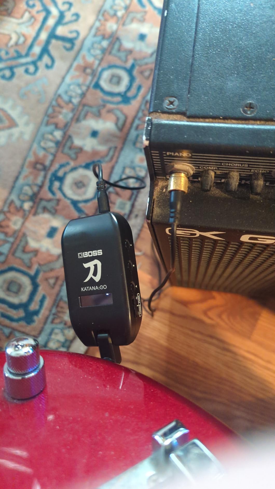 BOSS KATANA:GO Personal Headphone Amplifier for Guitar & Bass, Ready-To-Play Sounds from Stage-Class Katana Amps, Advanced Spatial Technology, Edit Tones via Bluetooth customer photo 1
