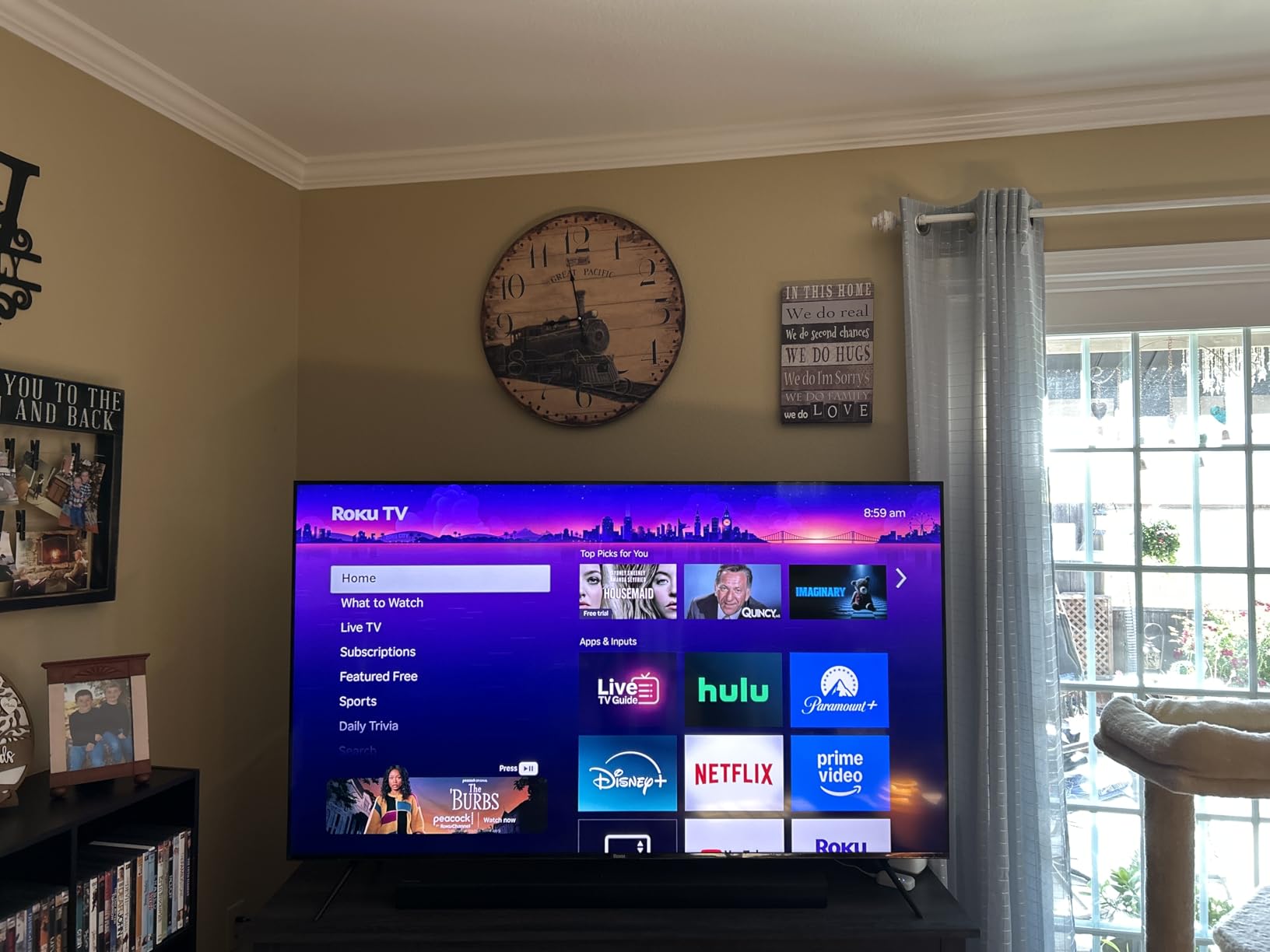Roku Smart TV - 75-Inch Plus Series, Mini-LED TV - RokuTV with Enhanced Voice Remote - Flat Screen 4K QLED Television with Dolby Vision and Wi-Fi for Streaming Live Local News, Sports customer photo 2
