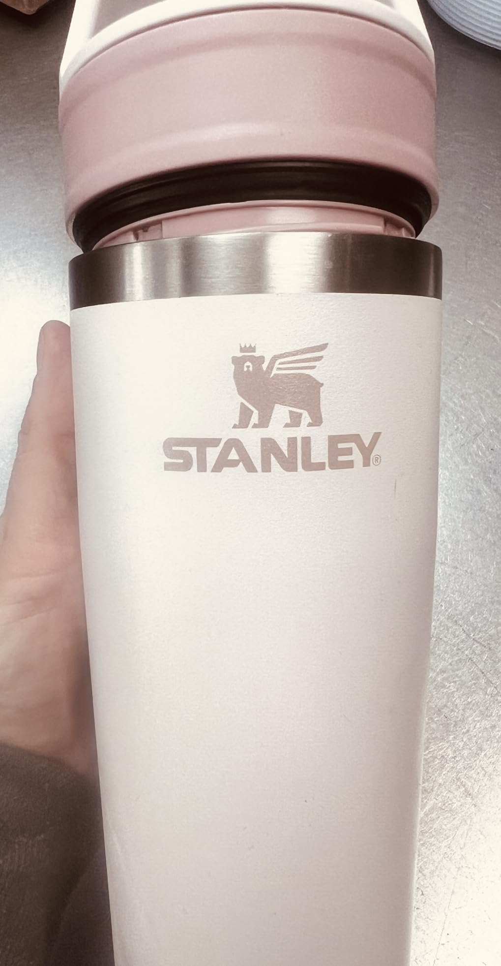 Stanley Cafe To Go Travel Mug 16 oz | Leakproof Two-Part Drink Through Lid | Black 2.0 customer photo 1