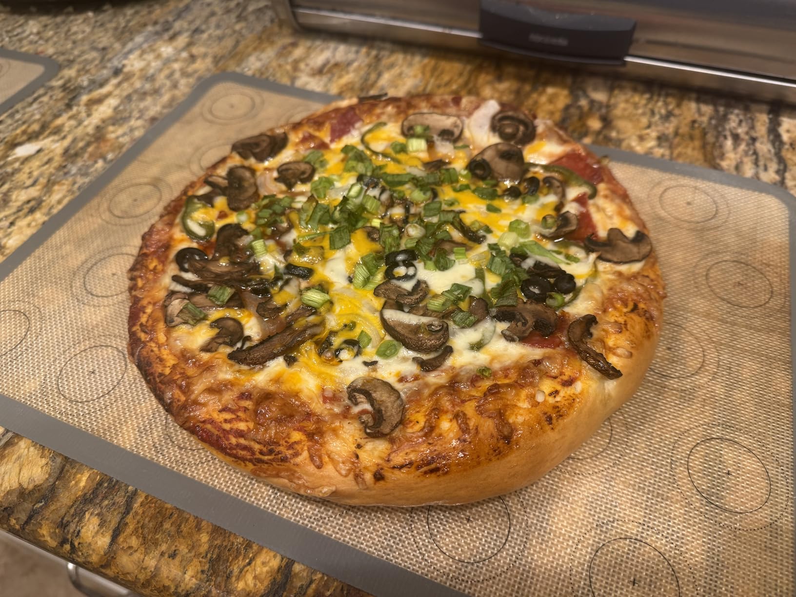 PIEZANO XL 14 Inch Extra Large Crispy Crust Pizza Oven - Family Sized Electric Pizza Oven Indoor Countertop Maker with Stone Heats up to 800˚F customer photo 2