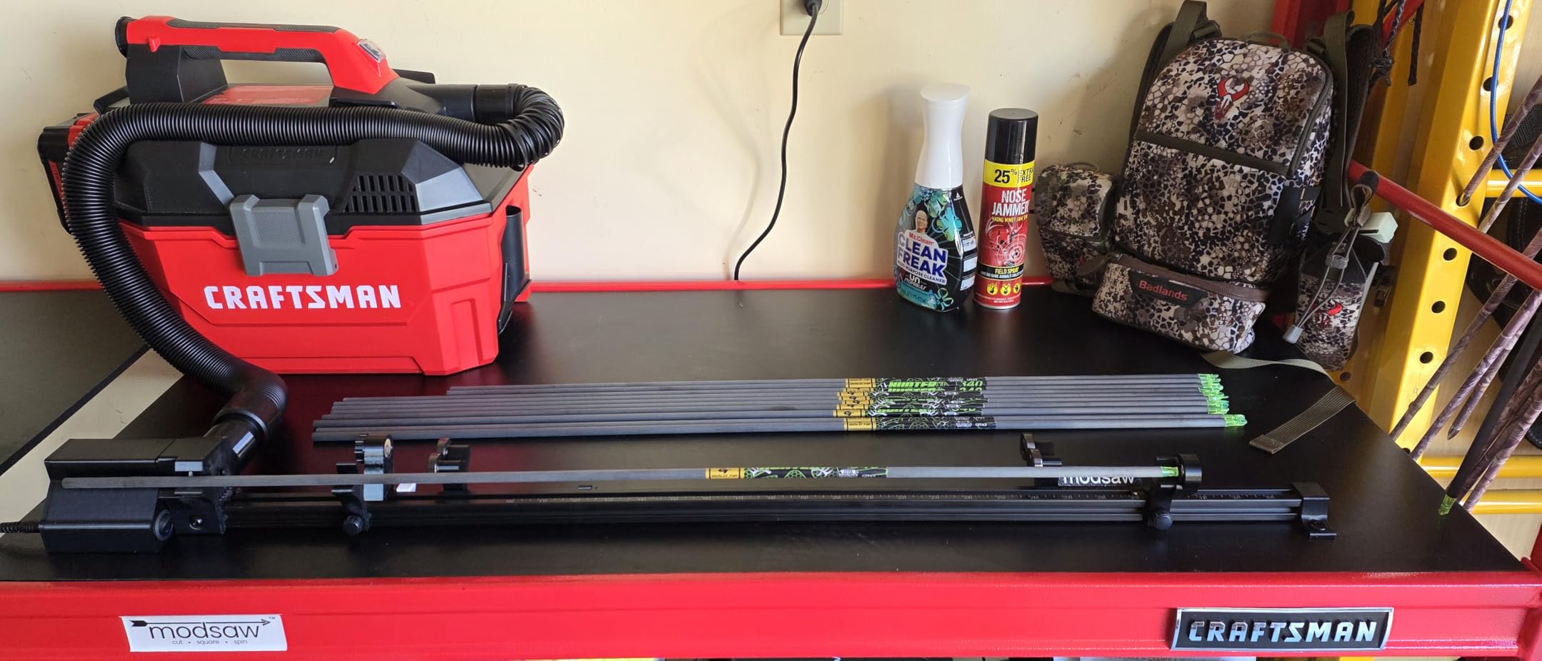 Fully Modular Arrow Saw, Spinner, and Square Including a Vacuum Attachment to Collect Carbon Dust (Deluxe Kit) customer photo 1