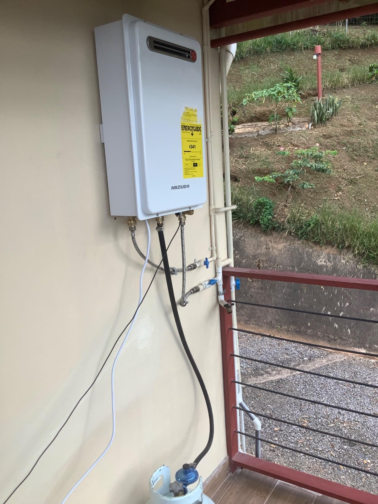 MIZUDO 180,000 BTU Natural Gas Tankless Water Heater Indoor Installation, Max 7.9 GPM, WiFi&APP Control CSA Certified Non-Condensing for Large Families Whole House customer photo 2