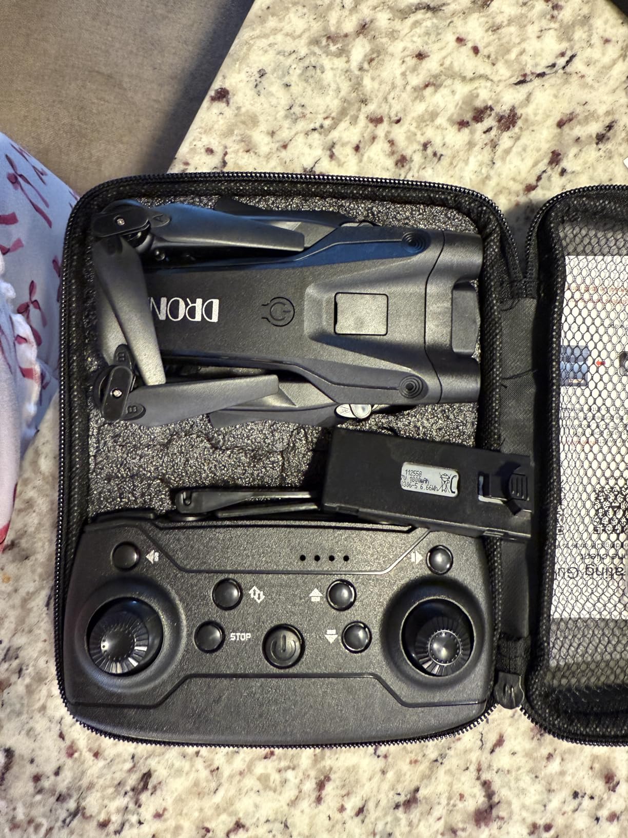 Drone with Camera 1080P HD, Mini Drone for Beginners Kids Adults, RC Quadcopter with 2 Batteries, Carrying Case, Stable Hover, Trajectory Flight, Gravity Control, One Key Take Off/Land, Black customer photo 1