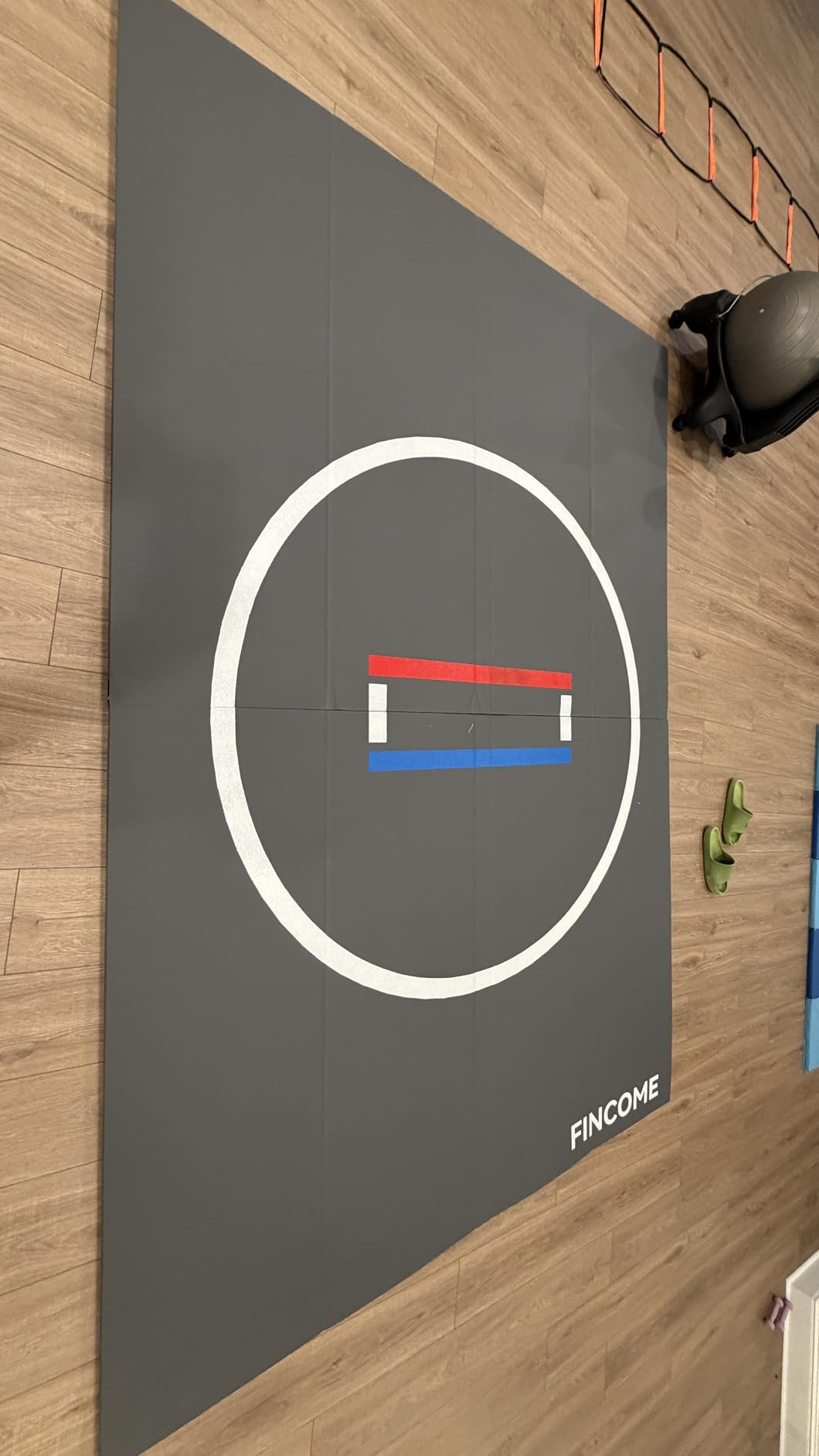 10' x 10' /10' x 6.5' Wrestling Mat for Home Black Jiu Jitsu Wrestling Mats Durable Judo Mats for BJJ MMA Training Roll-Up Design Wrestling Mat for Grappling Martial Art Boxing Judo customer photo 2