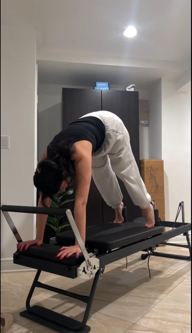 Pilates Reformer, Foldable Reformer Pilates Machine, Pilates Equipment for Home Women Use Gym Workout & Advanced and Beginners Users, Up to 400 lbs Weight Capacity Reformers customer photo 1