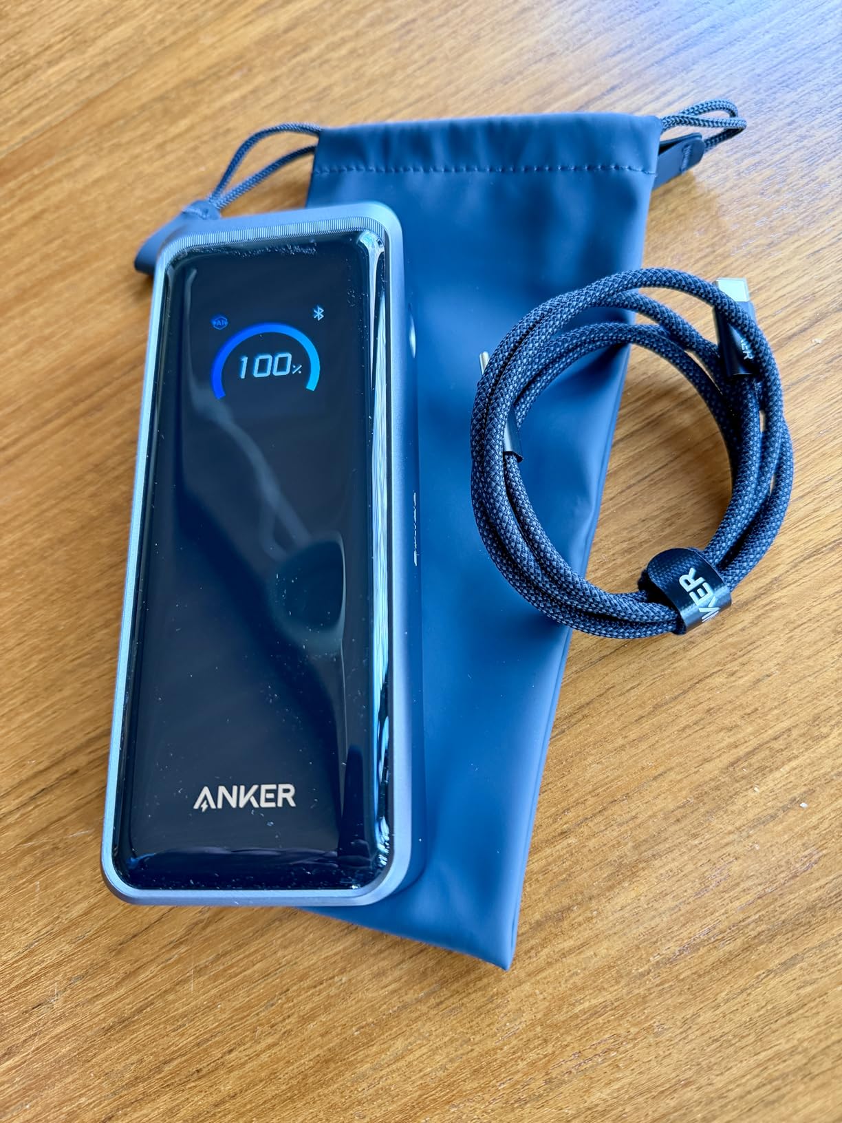 Anker Prime Power Bank and Charging Base, 26,250mAh 300W Max Portable Charger with Base for 6 Devices, Two-Way Charging, Flight-Approved, App Control, for Creators, MacBook, iPhone 17 Series, and More customer photo 2