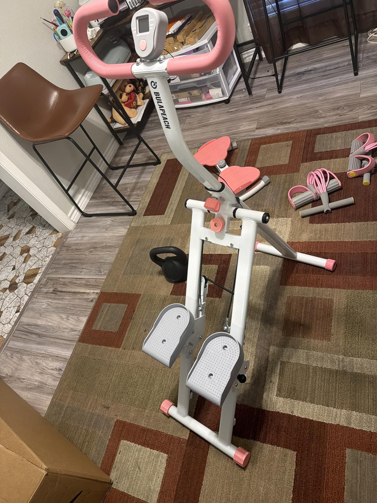 Stair Stepper for Home, Vertical Climber Workout Machine with Handlebar for Full Body Exercise Stair Climber Machine with Stable Frame & 3 Adjustable Height customer photo 1