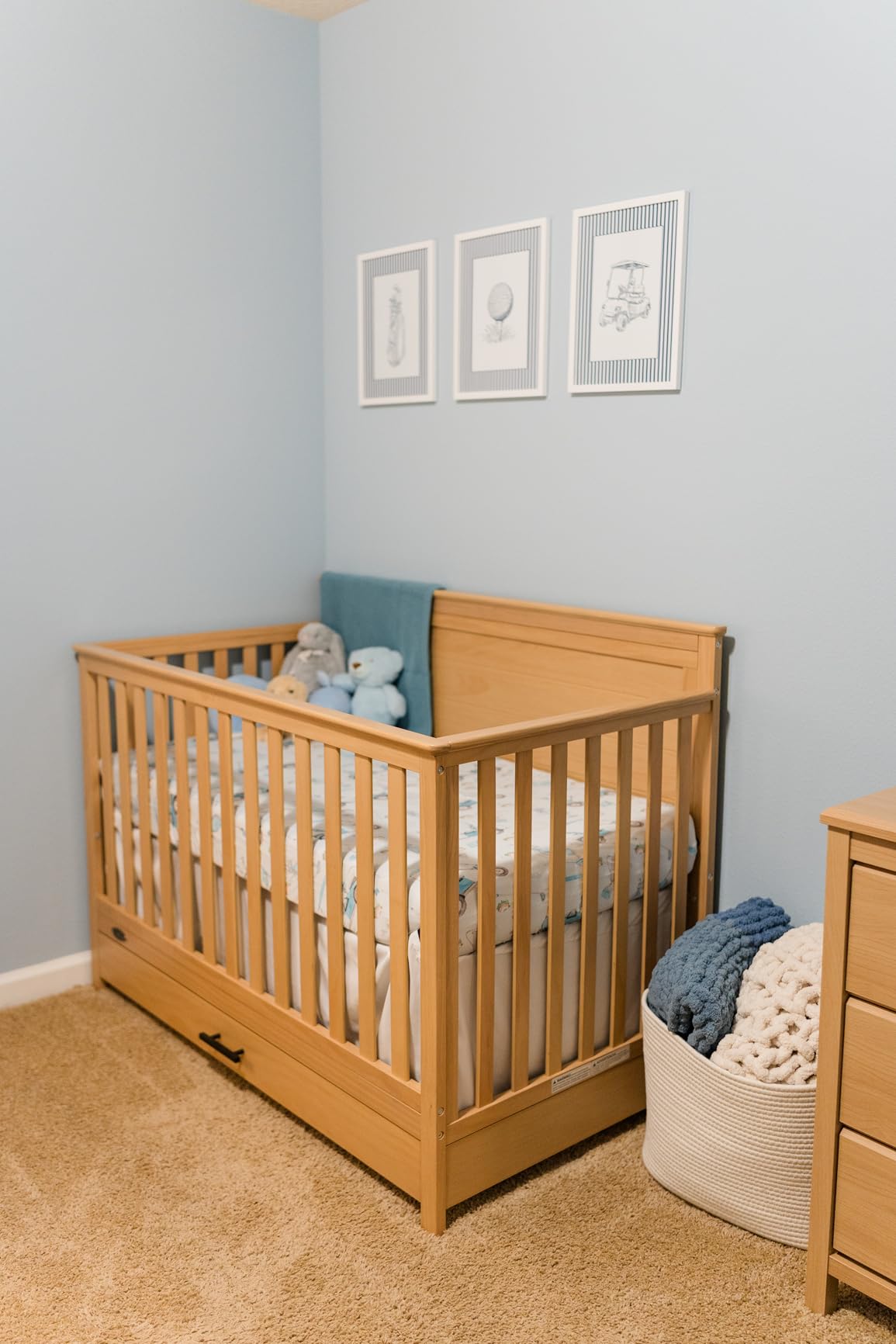 Graco Tristan 5-in-1 Convertible Crib with Drawer (Hazelnut) - GREENGUARD Gold Certified, Fits Standard Crib Mattress, Premium Handle, Converts to Toddler Bed, Daybed, and Full-Size Bed customer photo 1