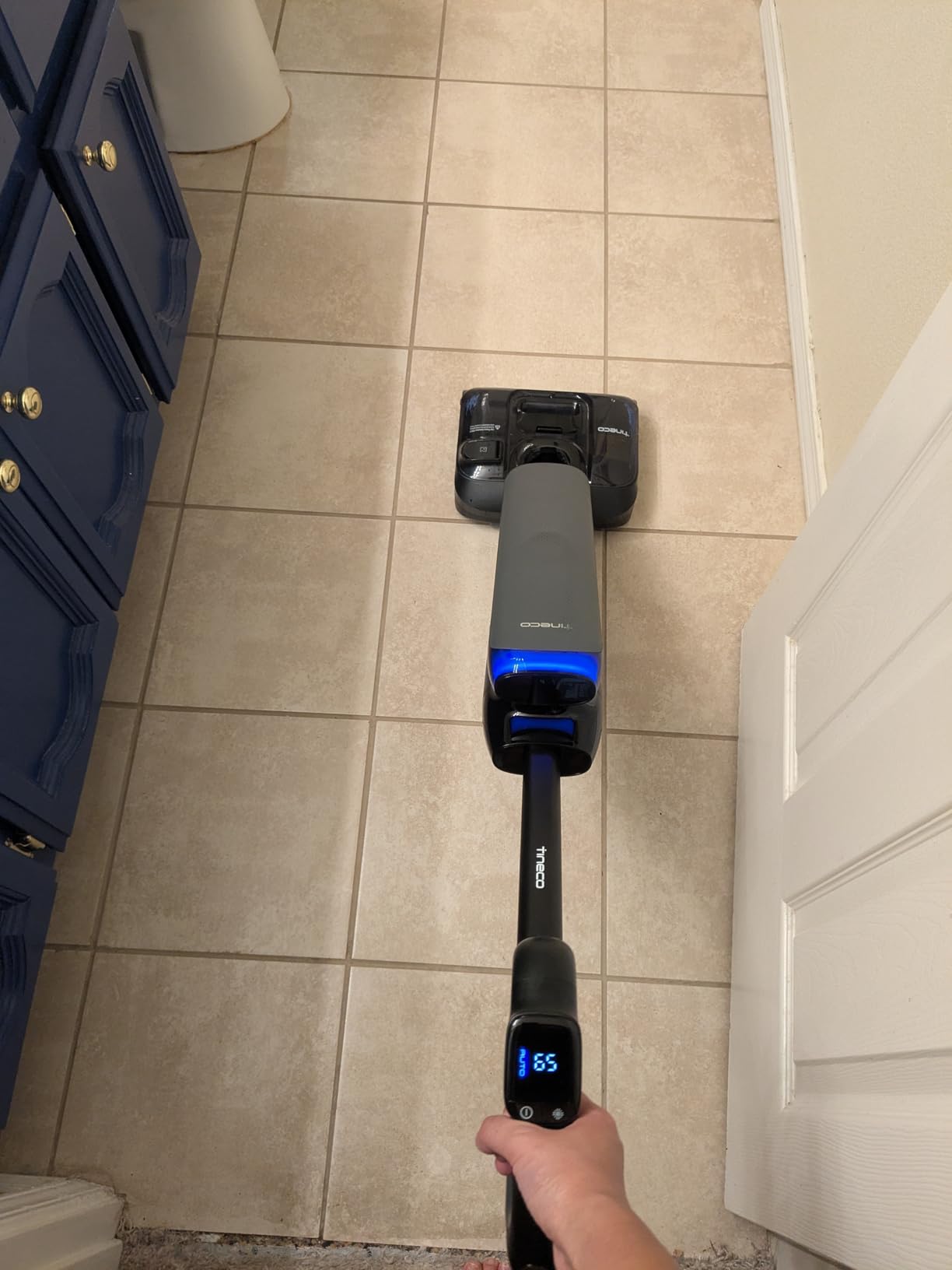 Wet Dry Vacuum Cleaner 22kPa Suction Floor Cleaner Mop, 50 Min Runtime, iLoop Smart Sensor, DualBlock Anti-Tangle Design, 185 Flashdry, Dual-Edge Cleaning, 180 Lay-Flat, Floor One S7 Artist customer photo 1