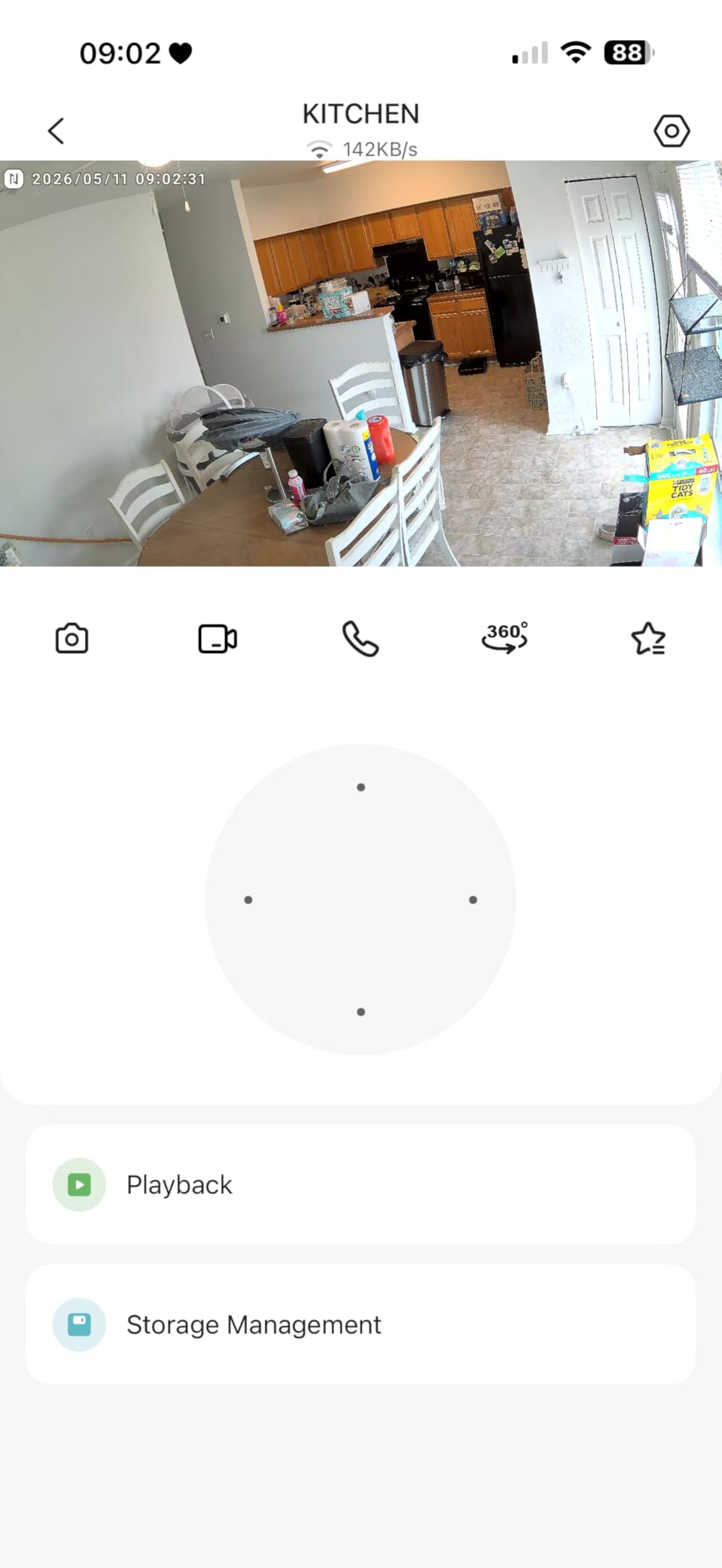 Anona Pano 4K UHD Indoor Camera, Pet/Dog/Baby Security Camera with Phone App, 360° Pan-Tilt, 2.4G/5G Dual-Band Wi-Fi 6, Auto-Tracking, Person/Pet/Baby Crying Detection, Privacy Mode, Two-Way Audio customer photo 1