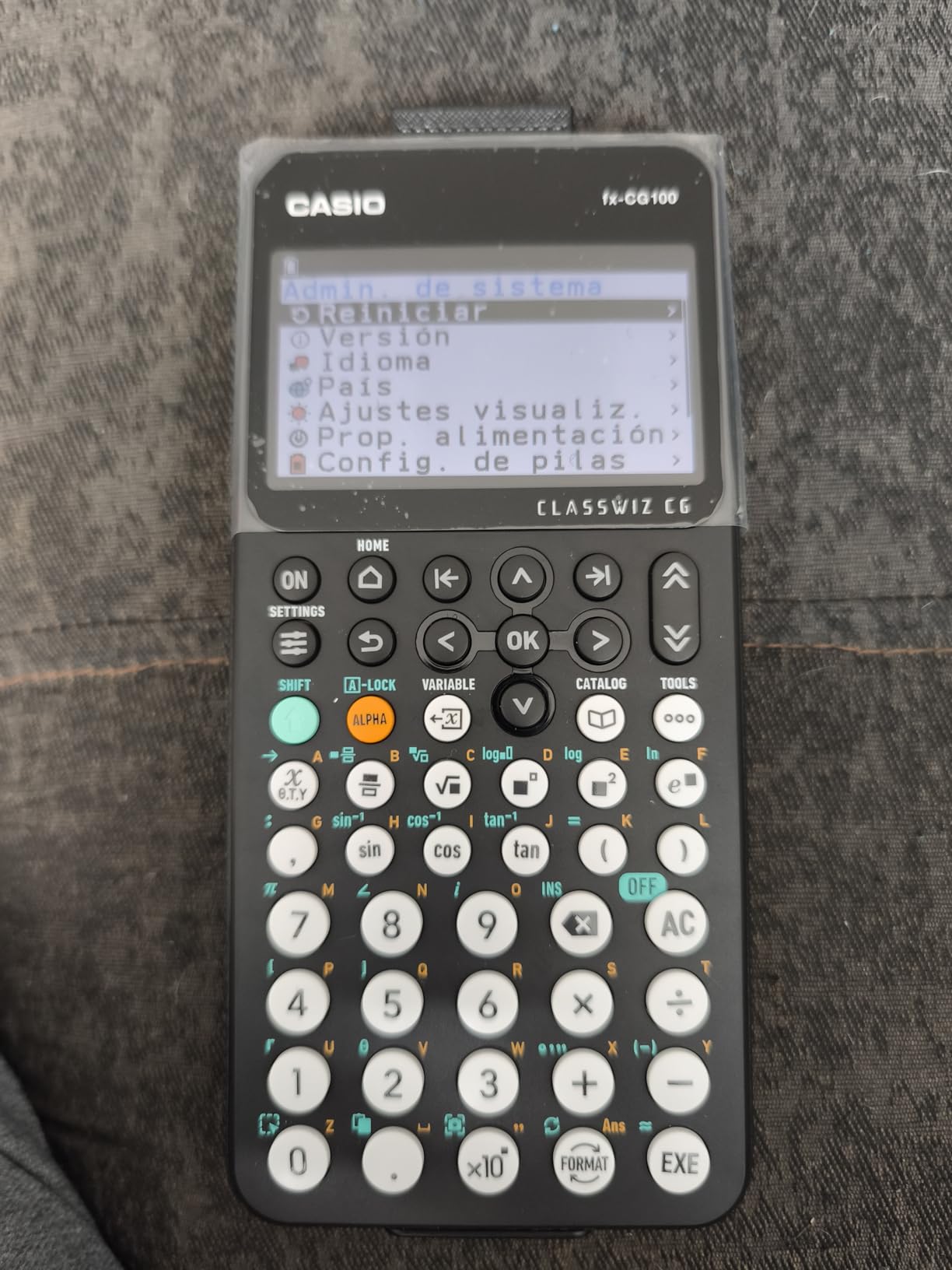 Casio fx-CG100 ClassWiz Color Graphing Calculator with 3D Graph & Python | Large High-Res Display, Basic & Advanced Functions | Ideal for Exams, STEM, Programming & Advanced customer photo 2
