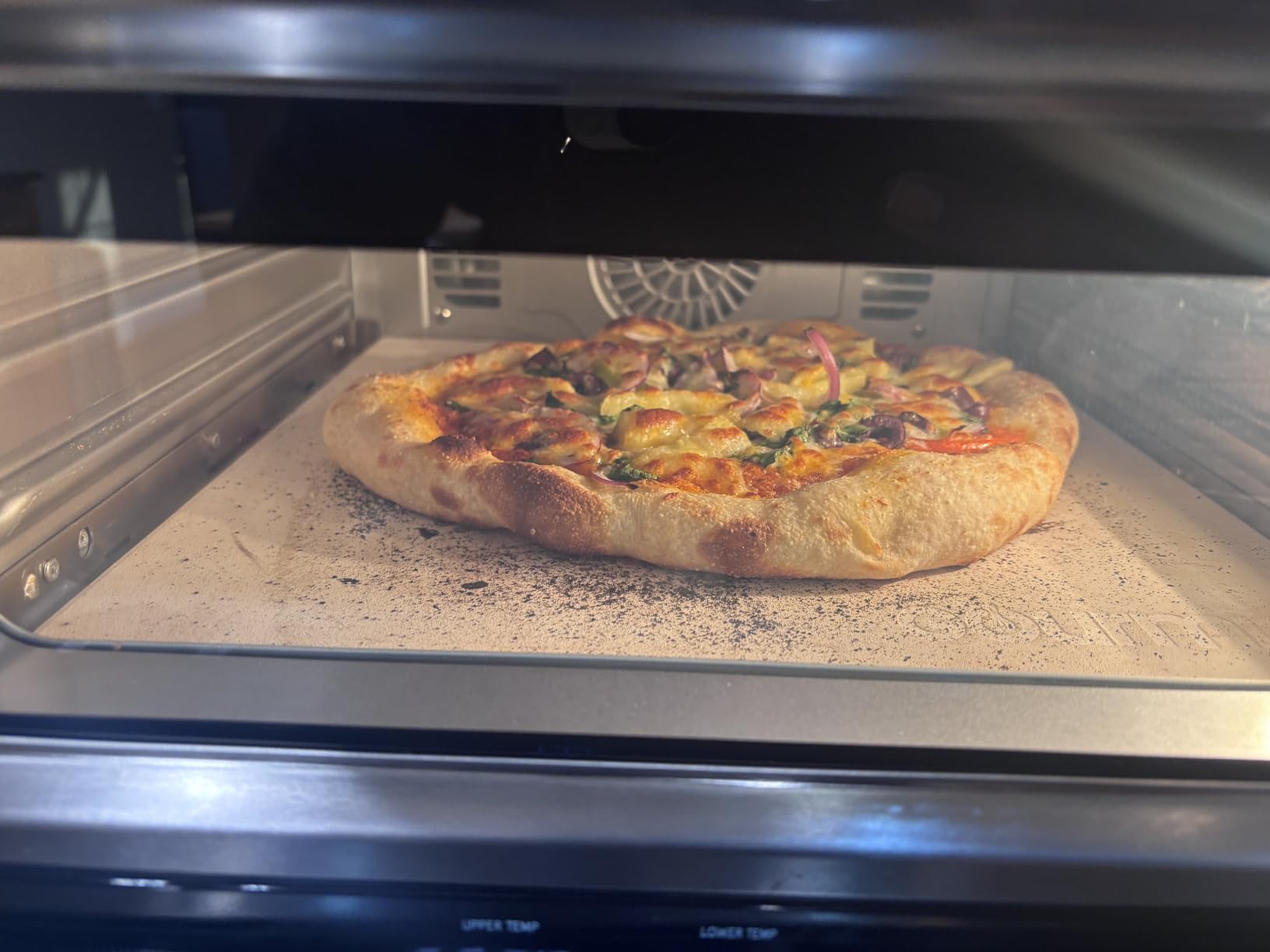 Gourmia Electric Indoor Pizza Oven - Countertop Air Fryer Toaster Oven Combo with 6 Pizza Presets, 7 Cooking Functions, Air Fry, Broil & Bake customer photo 2