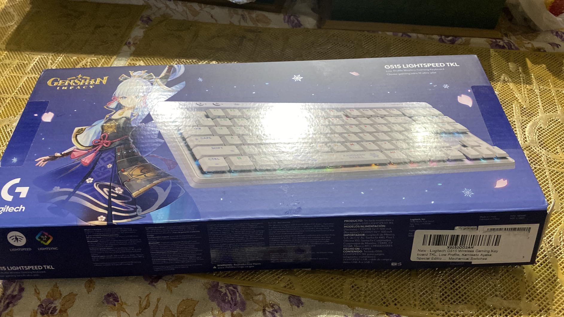 Logitech G515 Wireless Gaming Keyboard TKL, Low Profile, LIGHTSYNC RGB, Thin Tenkeyless Design, Double-Shot PBT Keycaps, Tactile Brown Mechanical Switches customer photo 2