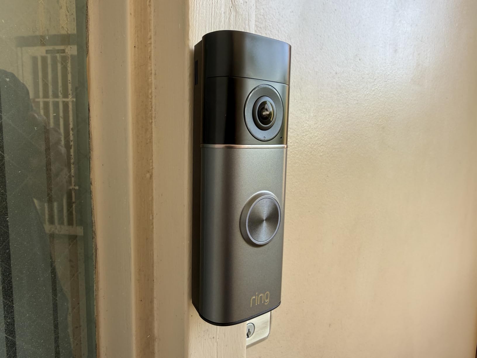 Ring Battery Doorbell Pro (newest model) - Retinal 4K with wide-angle video, up to 10x Enhanced Zoom, Night Vision, and Quick Release Ultra Battery Pack, Deep Silver customer photo 1
