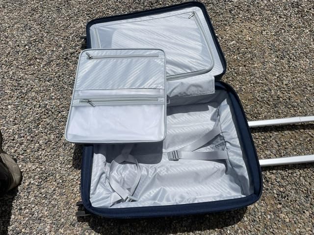 Samsonite Paralux Global Carry-On Luggage - Quick Access Front Pocket - Dual Suspension Wheels - Stone Grey customer photo 2
