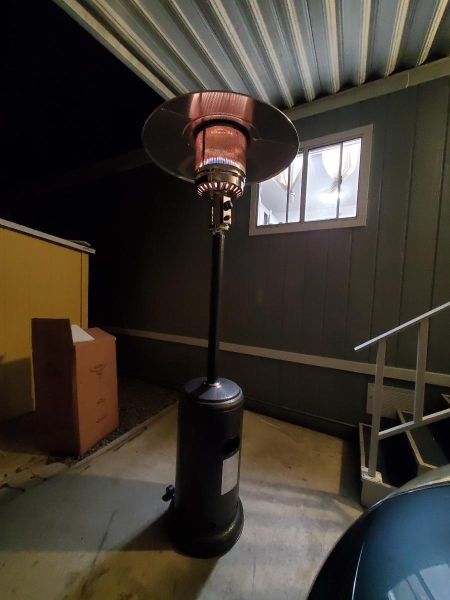 Pamapic Outdoor Heaters for Patio with Round Table Design, Premium 304 Stainless Steel Burner, Triple Protection System Propane Patio Heater for Porch Garden, Residential & Commercial Use customer photo 2