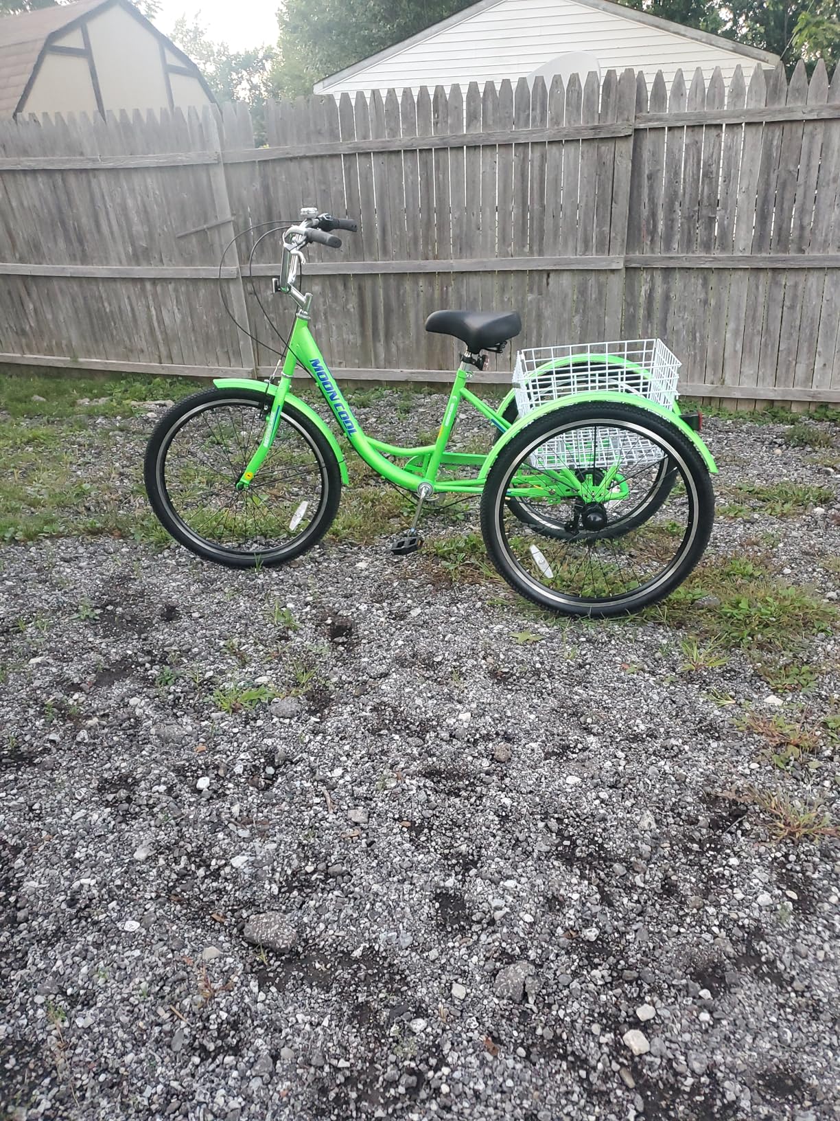 MOONCOOL Adult Tricycles 3 Wheel 7 Speed Trikes, 20/24/26 inch Adult Trikes with Basket customer photo 1