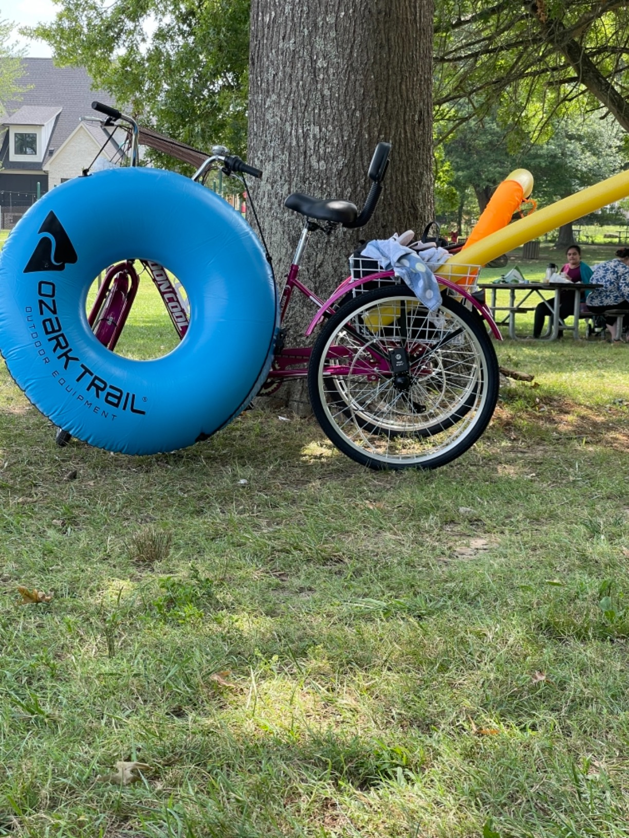 MOONCOOL Adult Tricycles 3 Wheel 7 Speed Trikes, 20/24/26 inch Adult Trikes with Basket customer photo 2