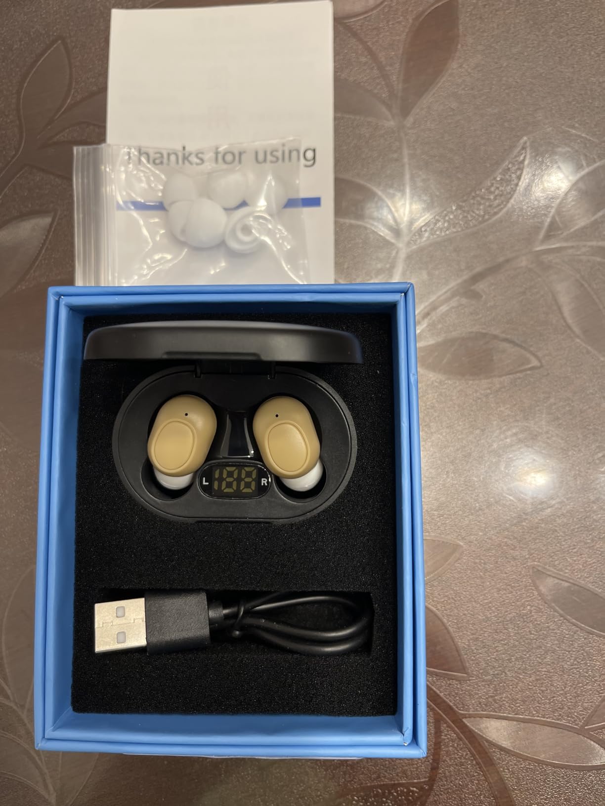 Hearing Aids, Miniature Hearing Amplifiers for Adults with Noise Cancelling, Rechargeable Hearing Aids for Seniors with Crystal Clear Sound, and LED Power Display (Black) customer photo 1