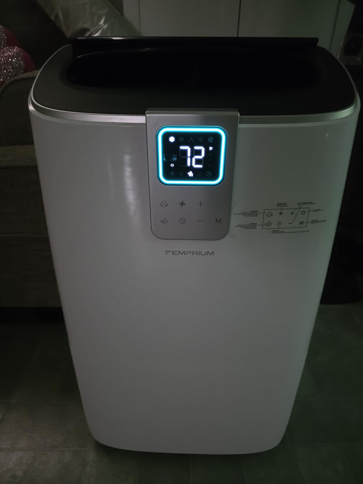 8000 BTU Portable Air Conditioner Cools up to 350 Sq.Ft., Smart Portable AC Unit with App/Voice/Remote Control, 4-in-1 Quiet AC Unit with Cool, Dry, Fan, Sleep Modes, 24H Timer, Window Kits customer photo 1