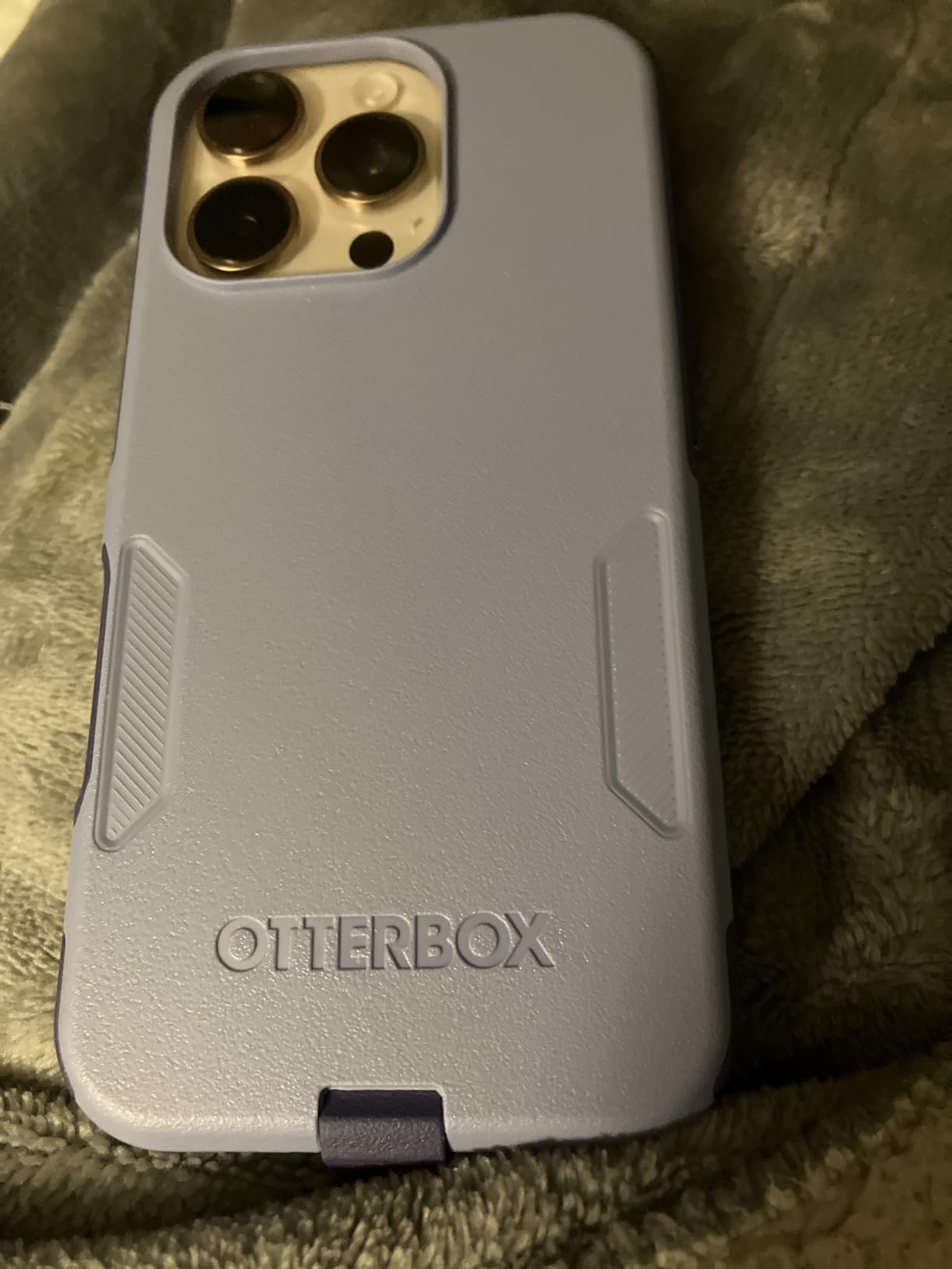 OtterBox iPhone 16 (Only) - Commuter Series Case - Built-in MagSafe - Thin, Dual-Layer, Pocket-Friendly, Port Cover - Black Ash (Black/Grey) customer photo 2