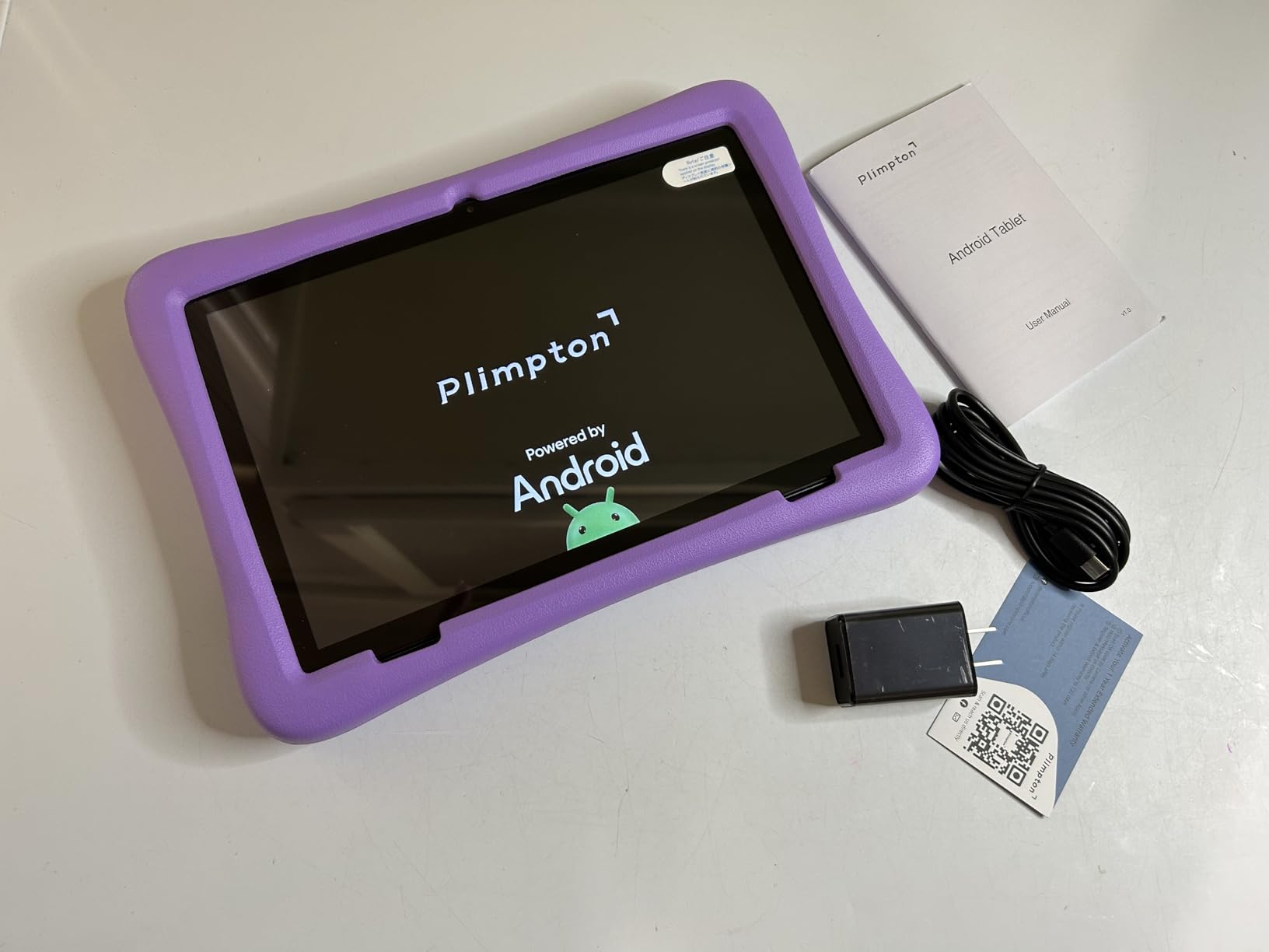 Plimpton Kids Tablet 10 Inch - 2026 Upgraded Android 15 Tablet for Kids with Case Included, Octa-Core, Google Kids Space, Parental Control, 4GB+64GB, WiFi, BT5.3, YouTube, Great Gift for Toddler (Blue) customer photo 2